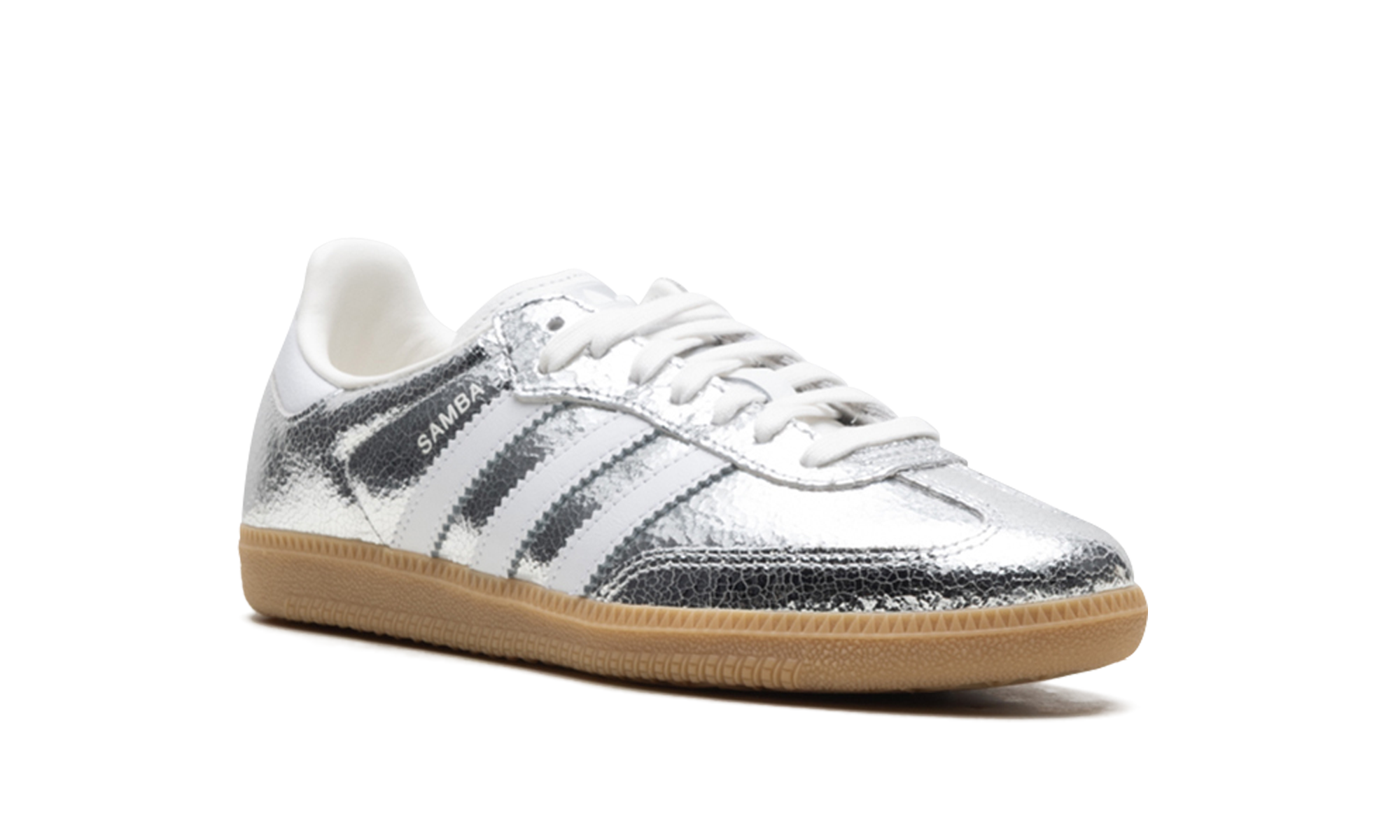 Samba OG WMNS "Silver Metallic Cracked Leather" JR0035