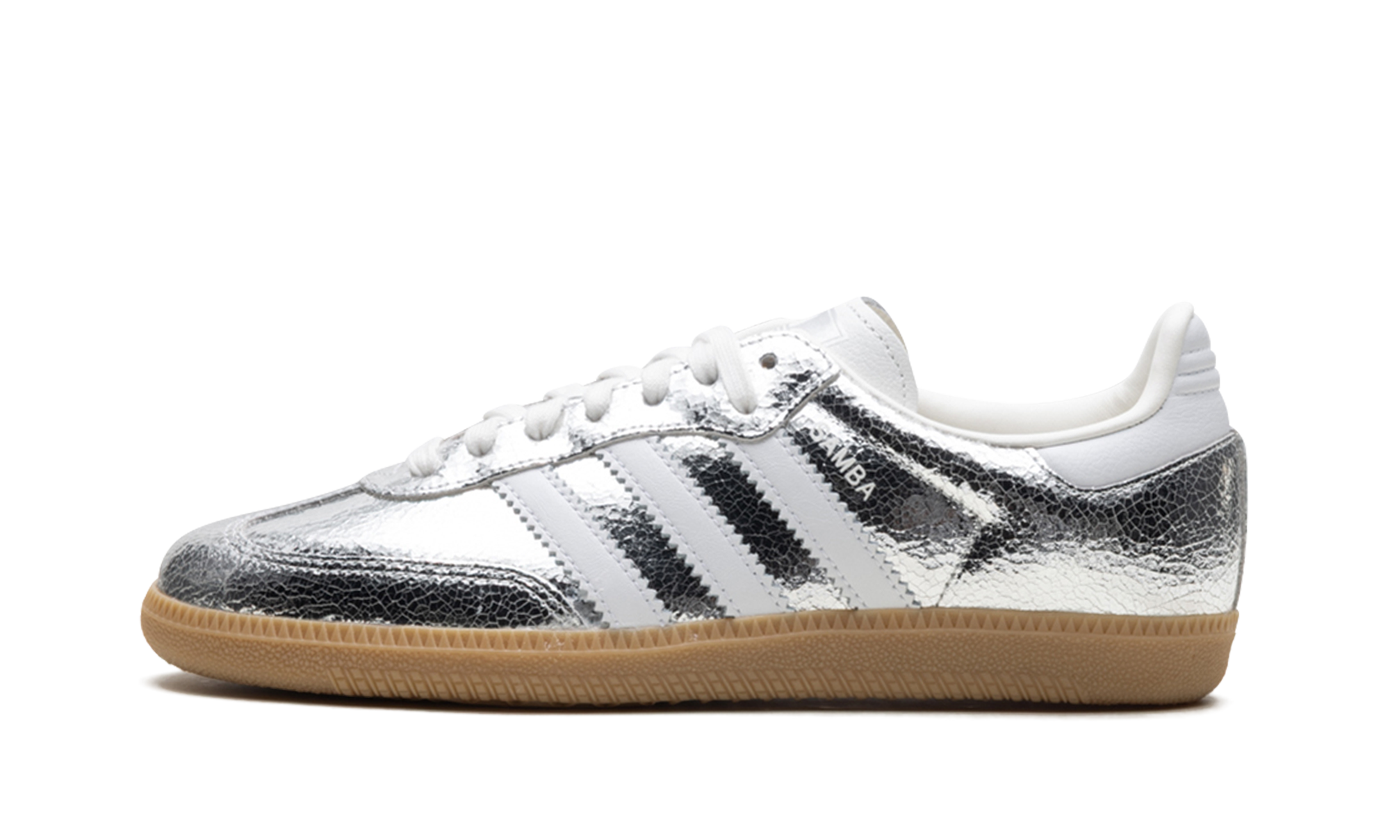 Samba OG WMNS "Silver Metallic Cracked Leather" JR0035