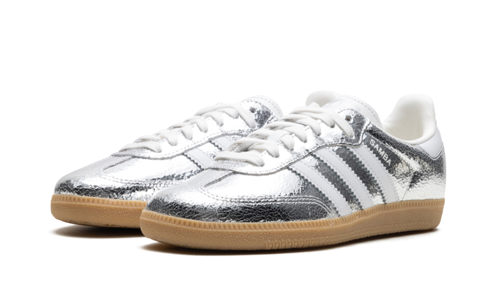 Samba OG WMNS "Silver Metallic Cracked Leather" JR0035