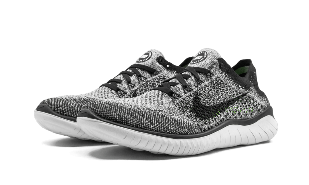 Free RN Flyknit 2018 "Oreo" 942838 101