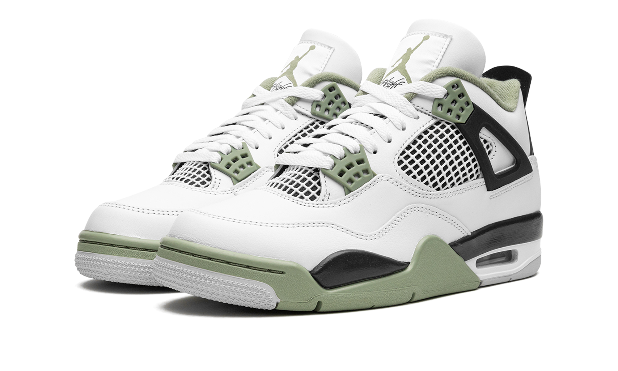 Air Jordan 4 Retro WMNS "Seafoam Oil Green" AQ9129 103