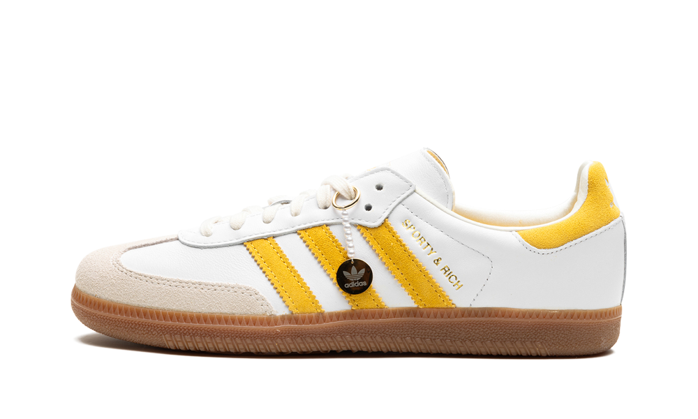Samba OG "SPORTY & RICH - White Bold Gold" IF5661