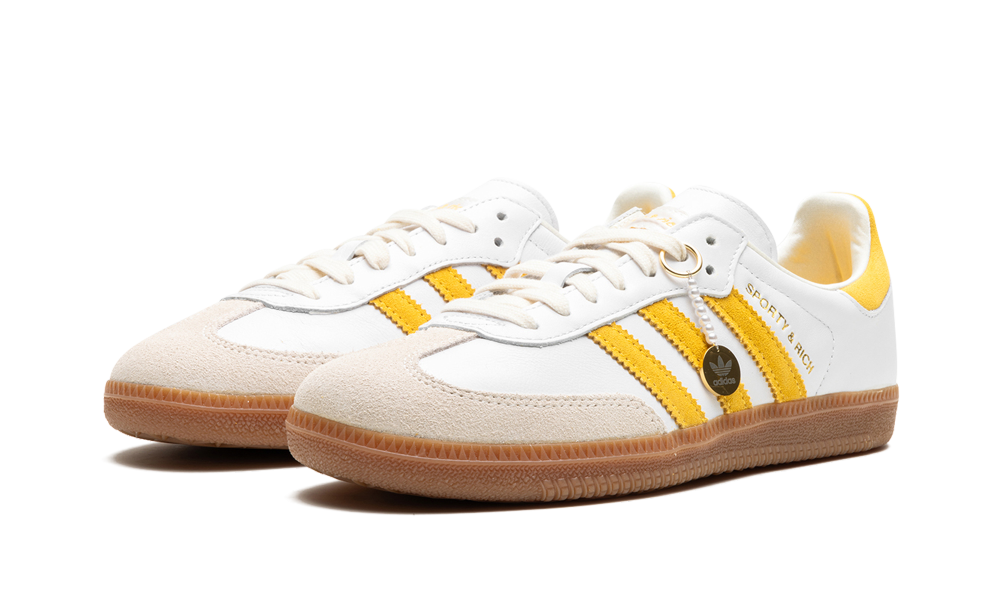 Samba OG "SPORTY & RICH - White Bold Gold" IF5661