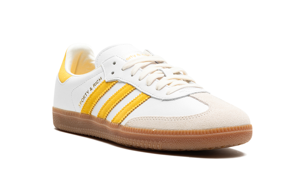 Samba OG "SPORTY & RICH - White Bold Gold" IF5661