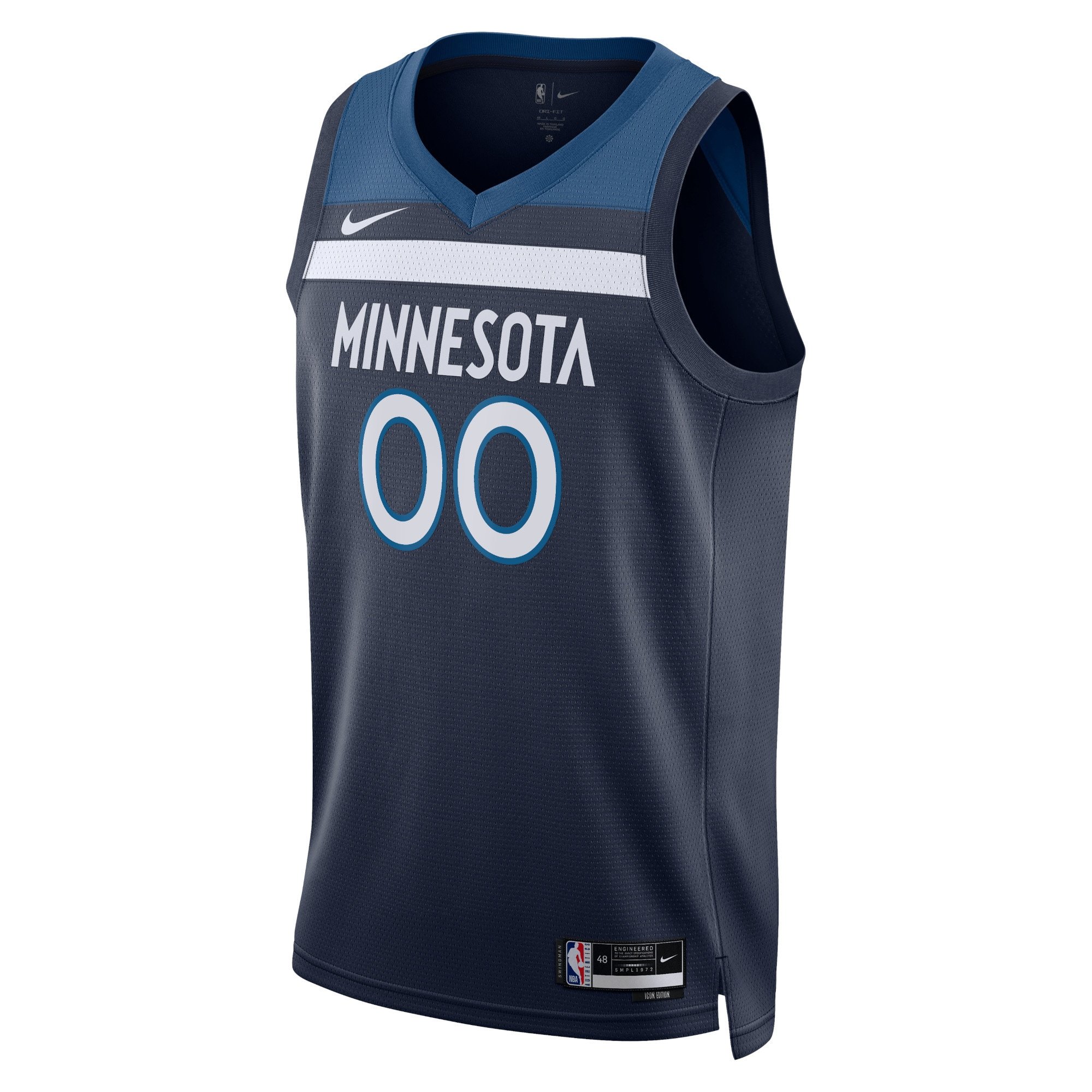 Unisex Minnesota Timberwolves Nike White Swingman Custom Jersey - Association Edition