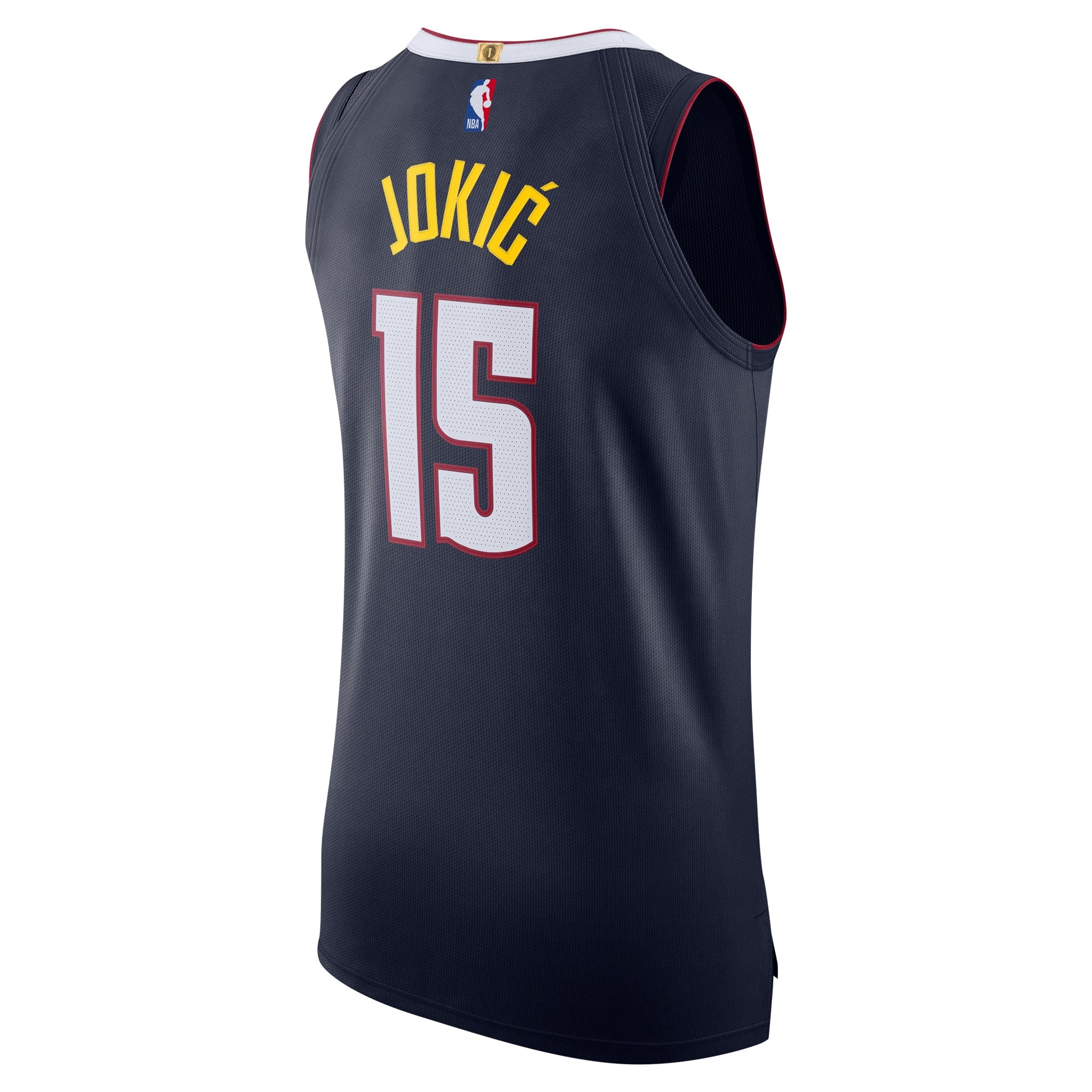 Men's Denver Nuggets Nikola Jokic Nike Navy Authentic Jersey - Icon Edition