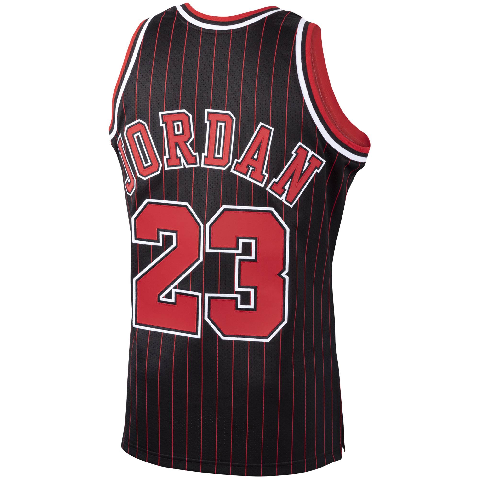 Men's Chicago Bulls Michael Jordan Mitchell & Ness Scarlet 1997/98 Hardwood Classics Authentic Jersey