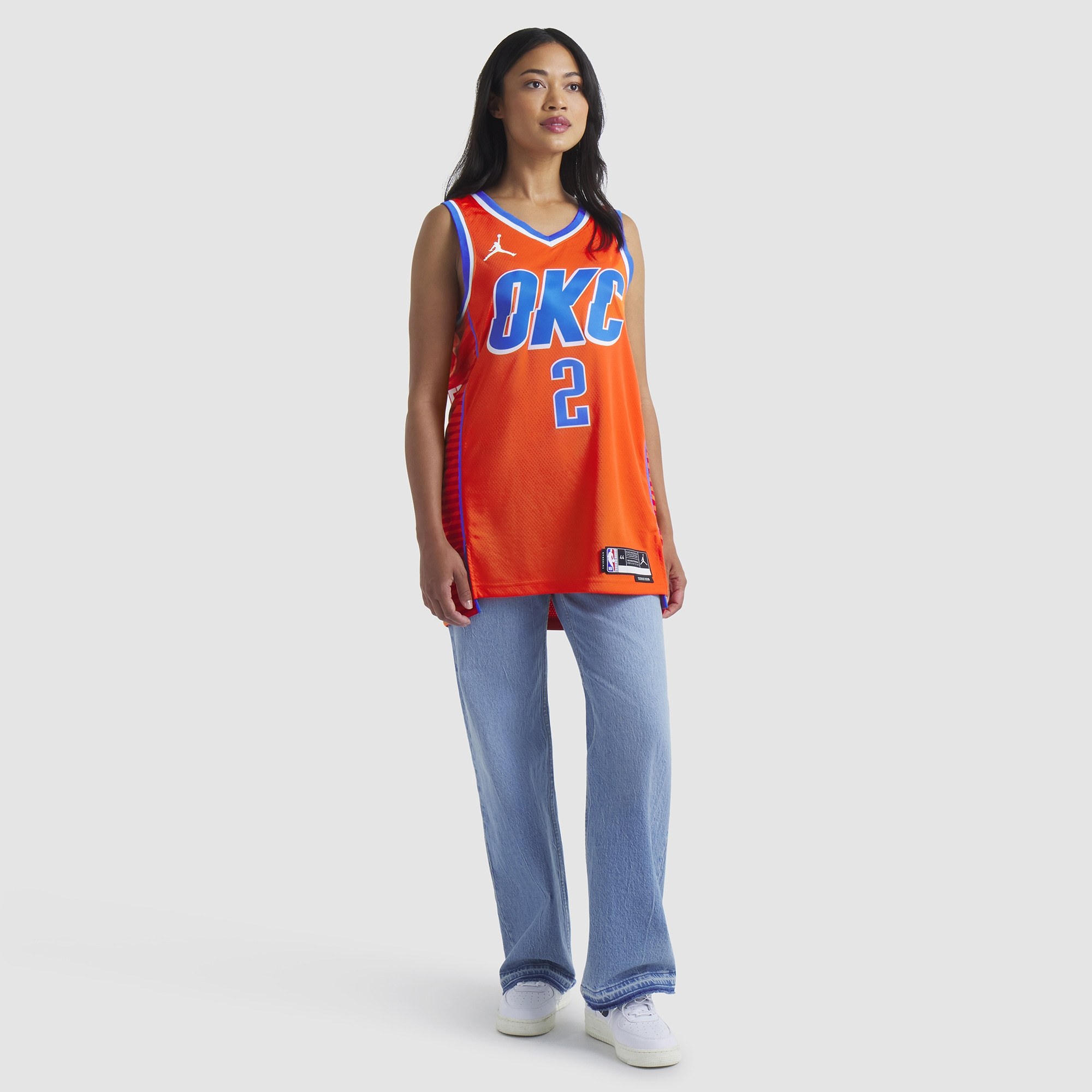 Unisex Oklahoma City Thunder Shai Gilgeous-Alexander Jordan Brand Orange Swingman Jersey - Statement Edition