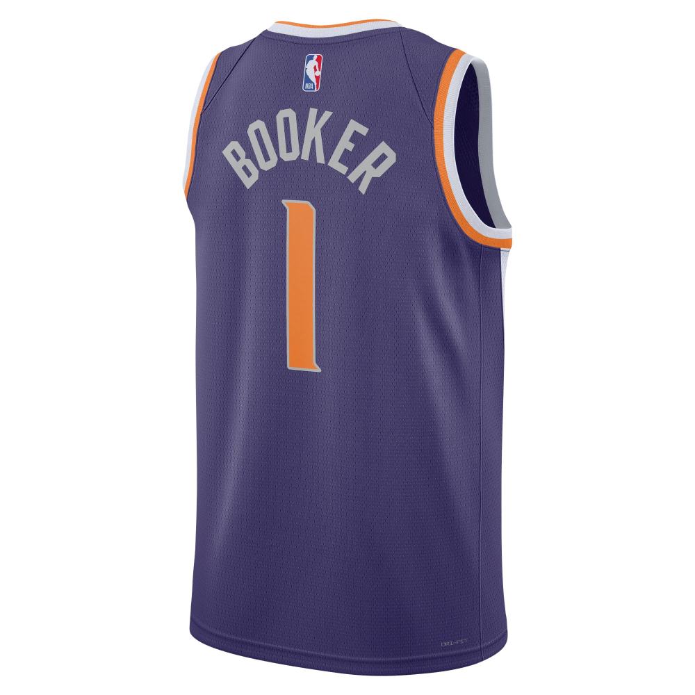 Unisex Phoenix Suns Devin Booker Nike Purple Swingman Jersey - Icon Edition