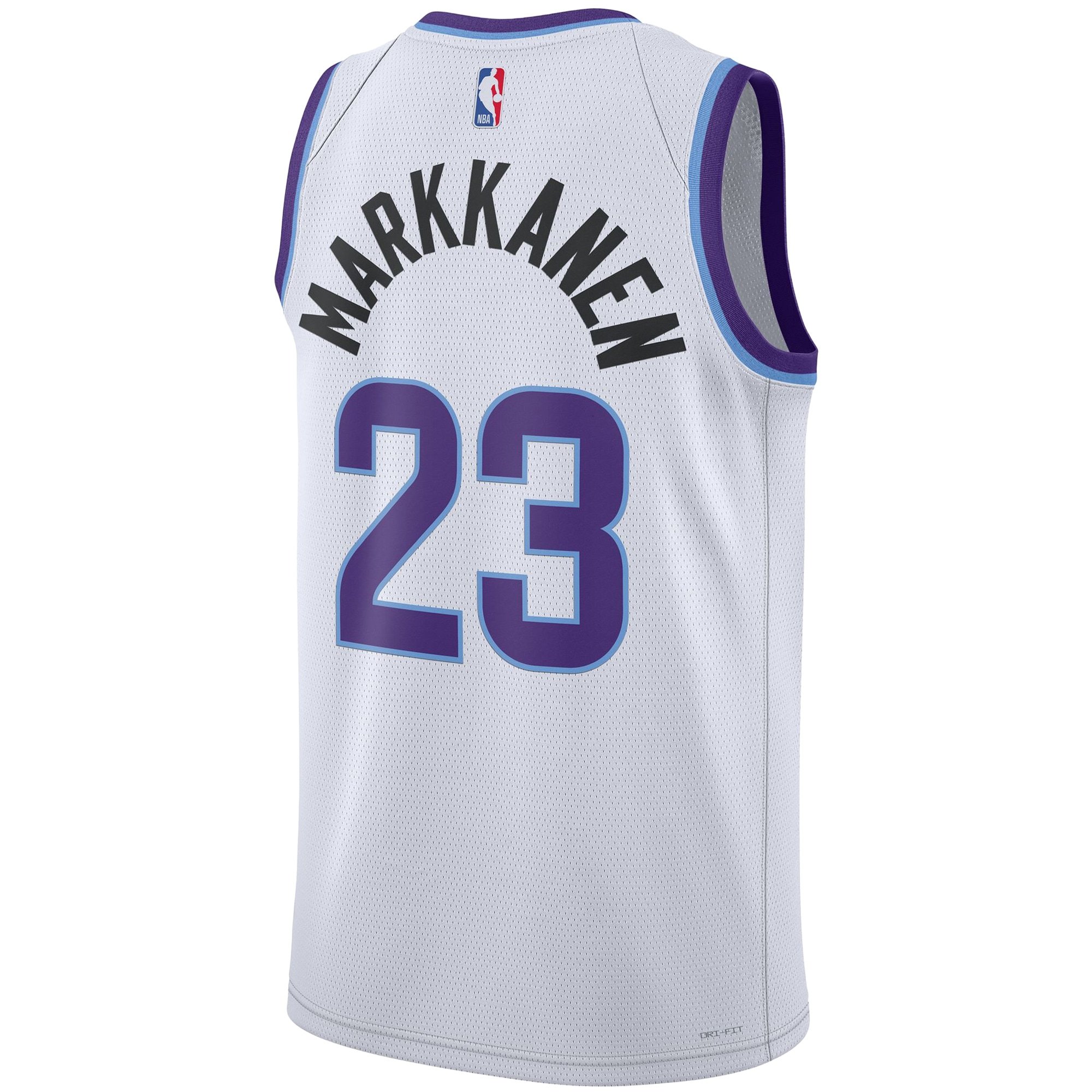 Unisex Utah Jazz Lauri Markkanen Nike White Swingman Jersey - Association Edition