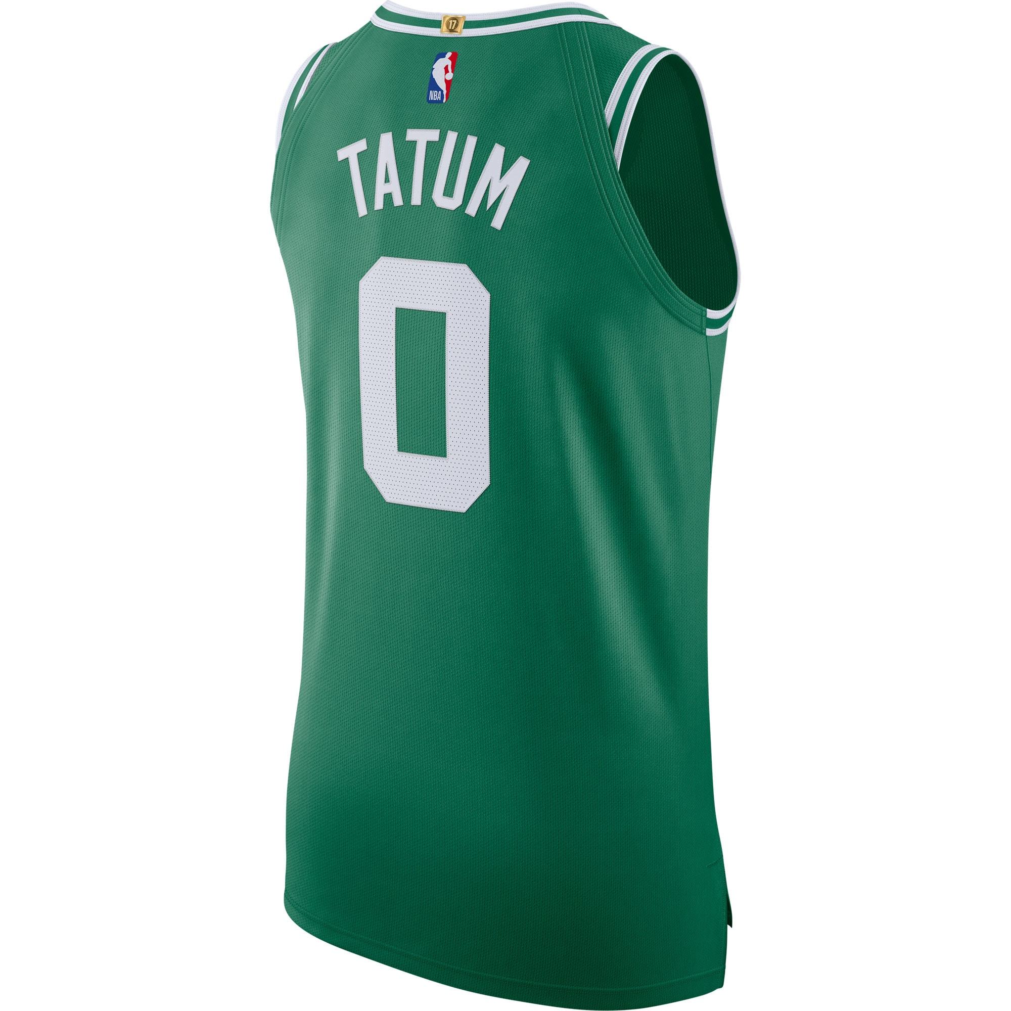 Men's Boston Celtics Jayson Tatum Nike Kelly Green Authentic Jersey - Icon Edition