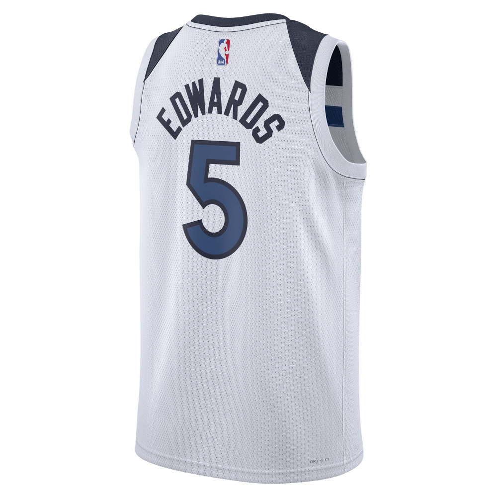 Unisex Minnesota Timberwolves Anthony Edwards Nike White Swingman Jersey - Association Edition