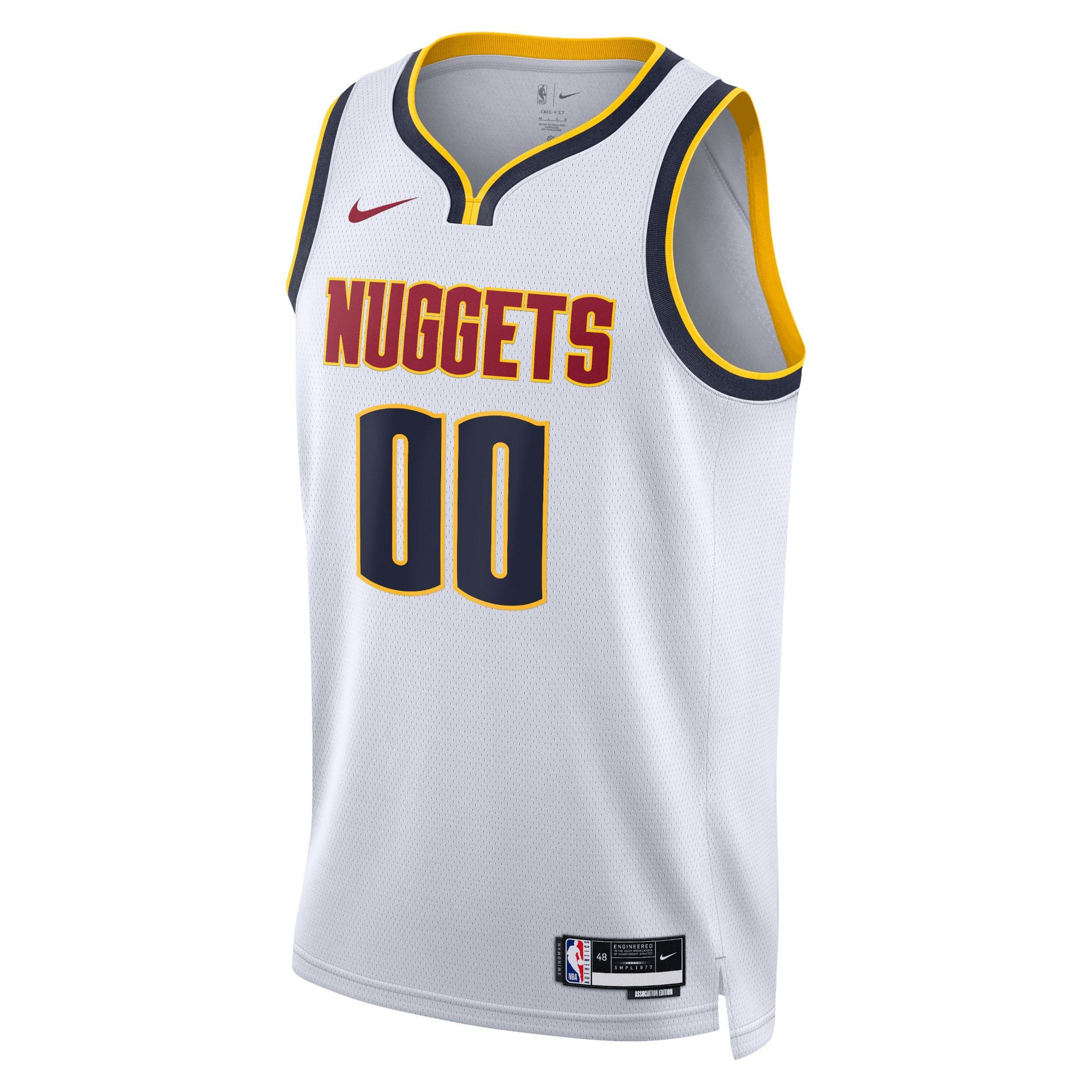Unisex Denver Nuggets Nike Navy Swingman Custom Jersey - Icon Edition