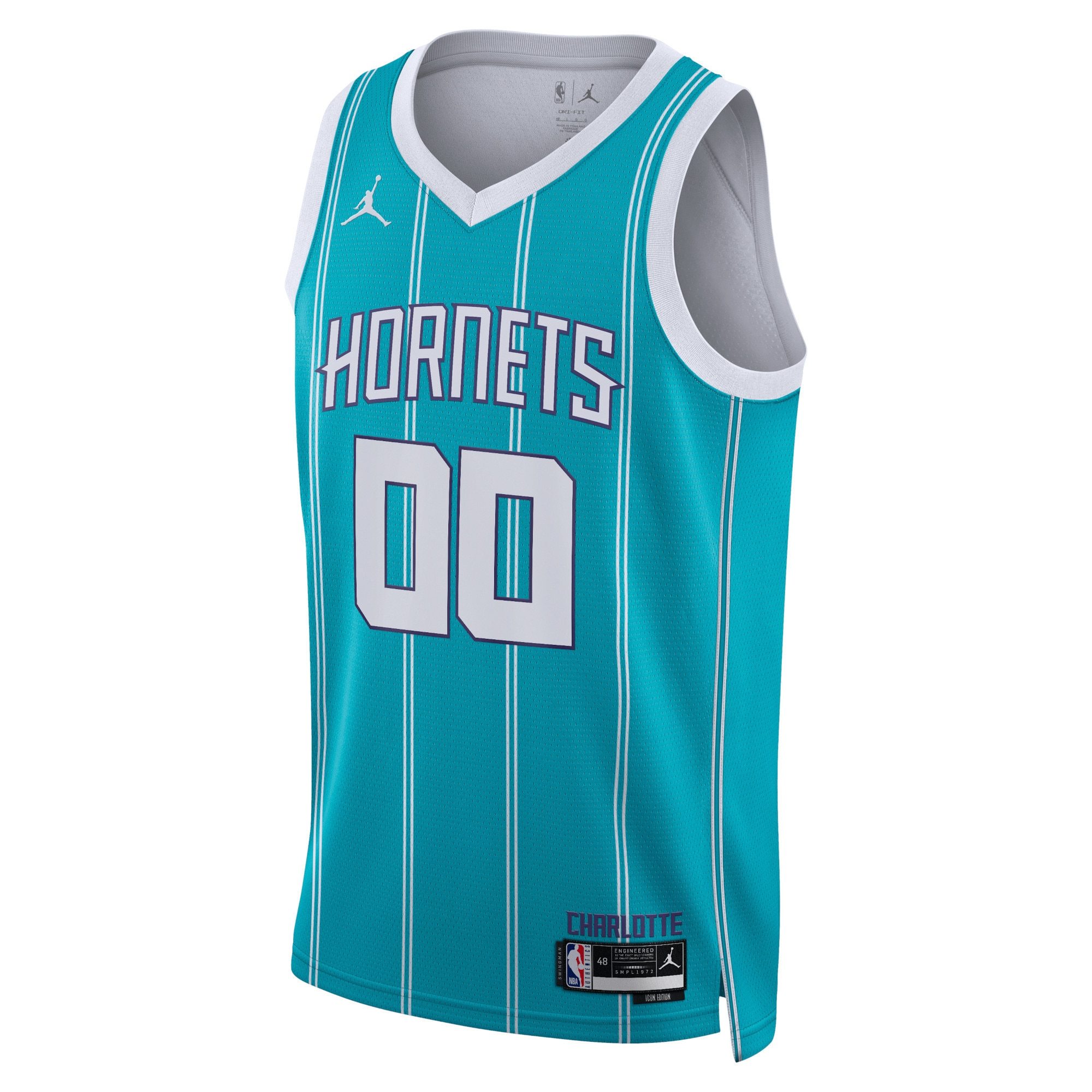 Unisex Charlotte Hornets Jordan Brand White Swingman Custom Jersey - Association Edition