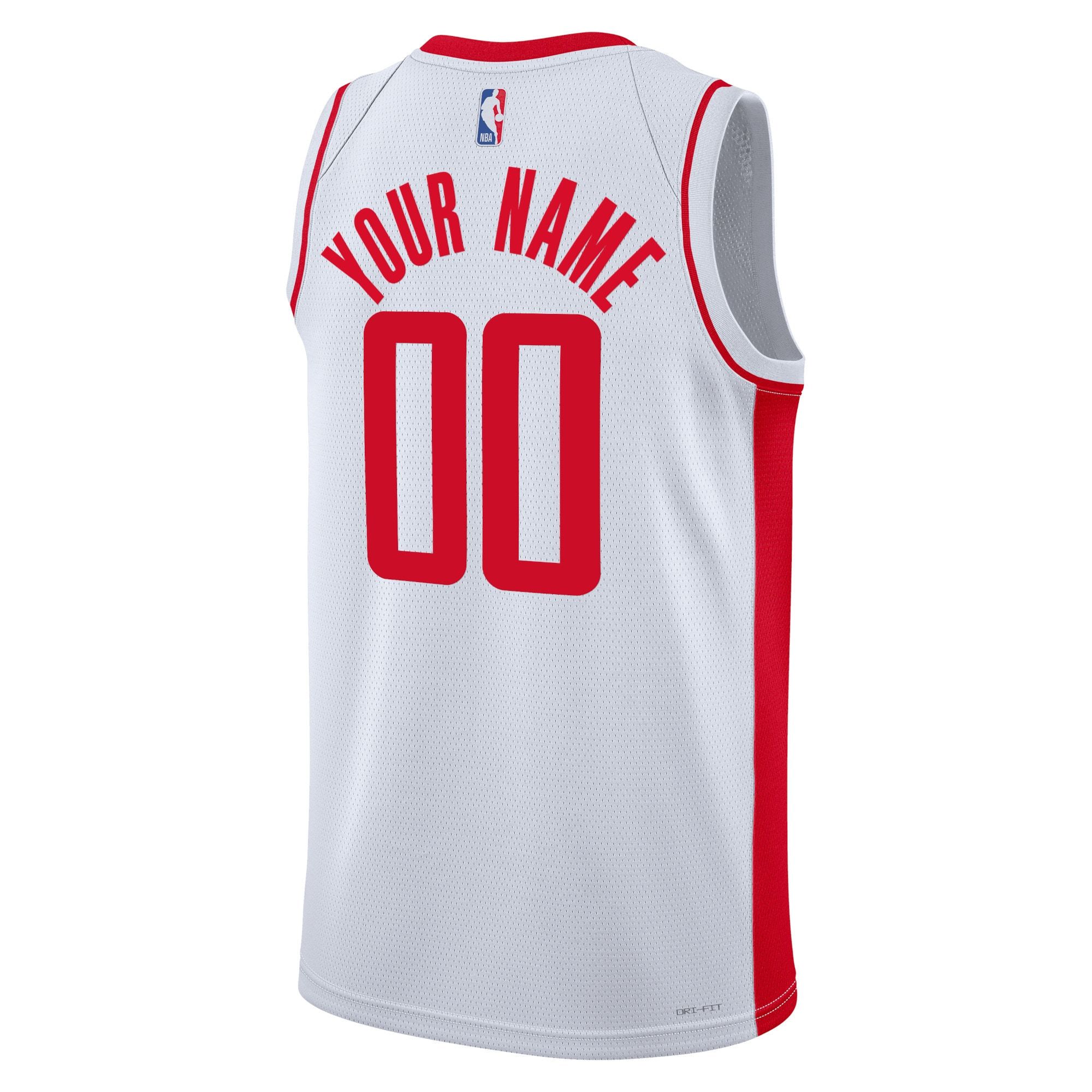 Unisex Houston Rockets Nike Red Swingman Custom Jersey - Icon Edition