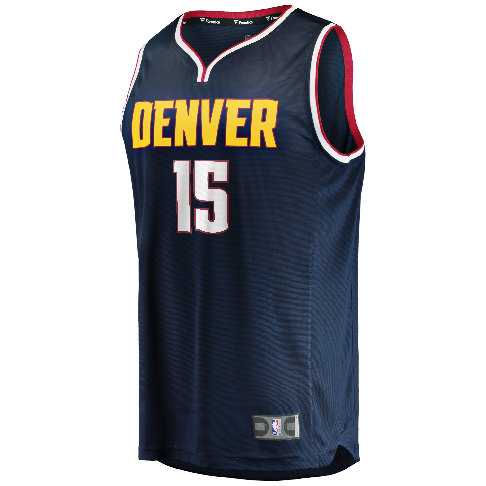 Men's Denver Nuggets Nikola Jokić Fanatics Navy Big & Tall Fast Break Player Jersey - Icon Edition