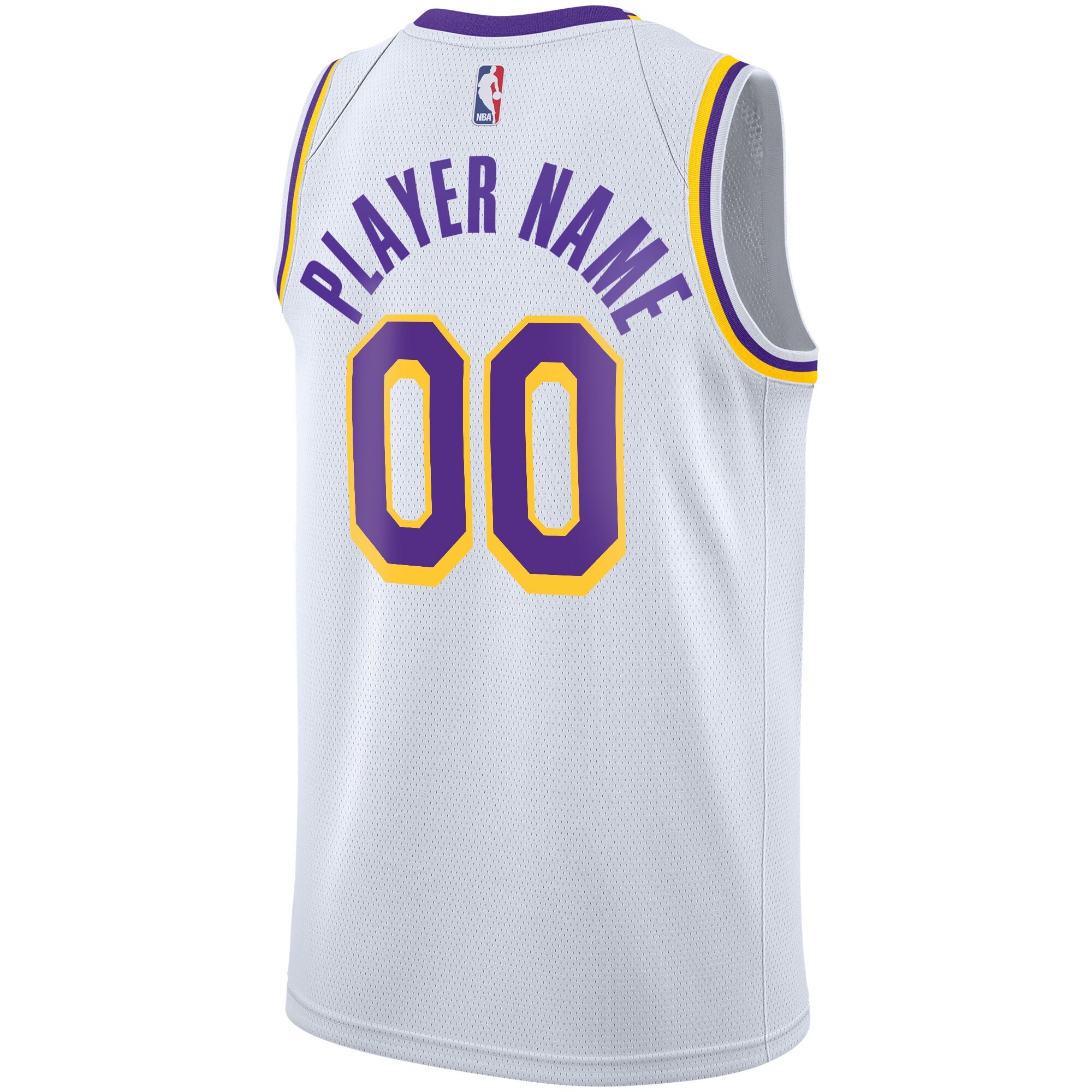 Men's Los Angeles Lakers Nike Gold 2020/21 Swingman Custom Jersey - Icon Edition