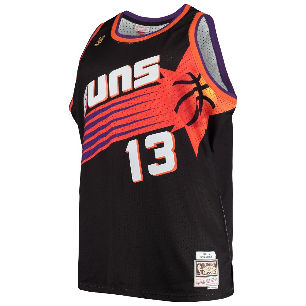 Men's Phoenix Suns Steve Nash Mitchell & Ness White Big & Tall Hardwood Classics 1996/97 Swingman Jersey
