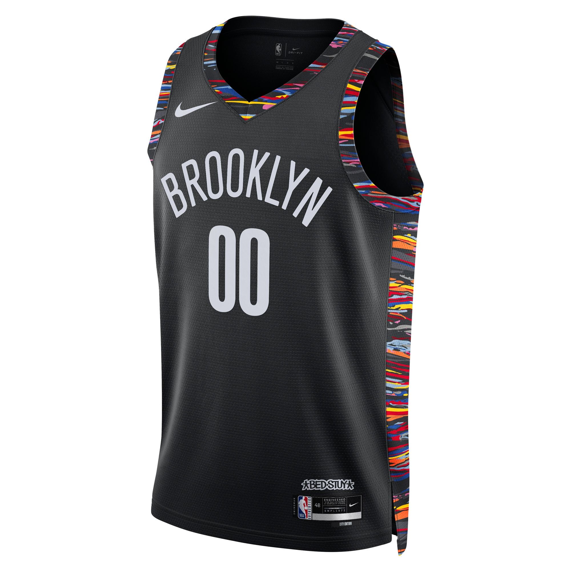 Unisex Brooklyn Nets Nike Black 2025/26 City Edition Swingman Custom Jersey