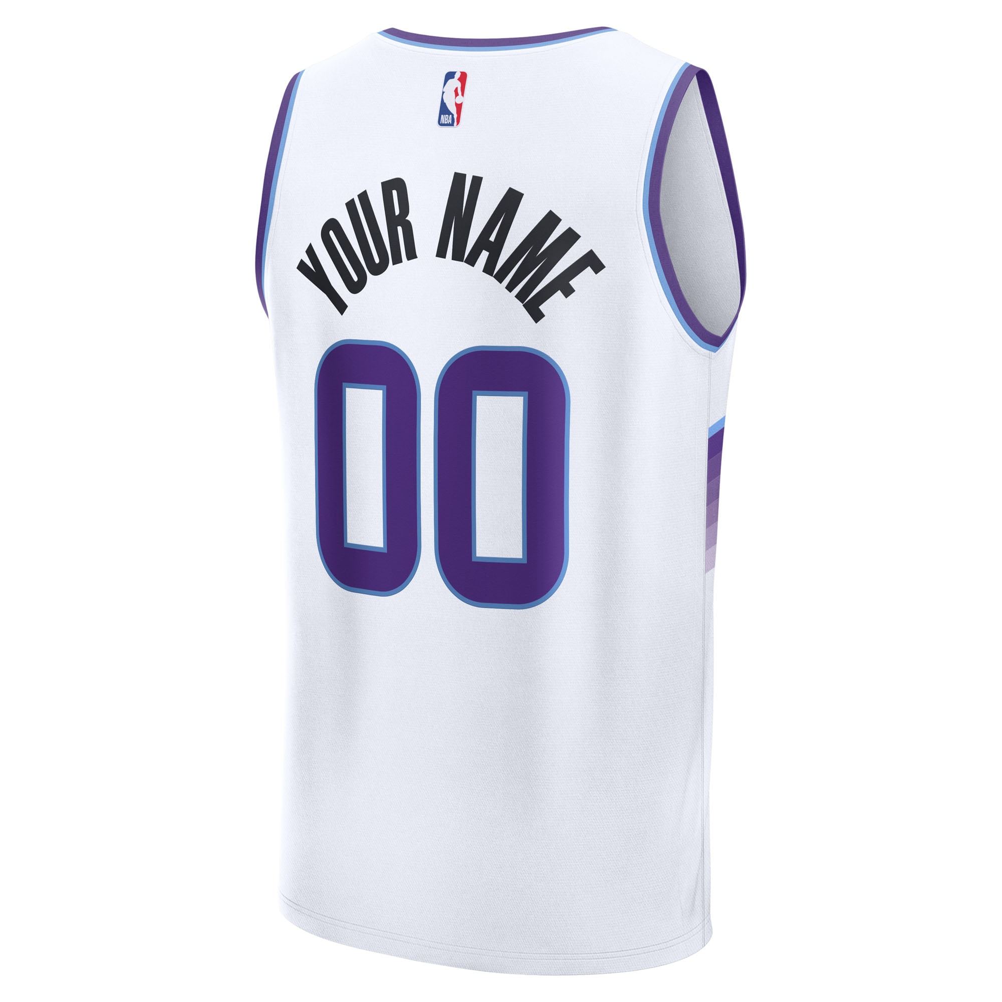 Men's Utah Jazz Fanatics Black Fast Break Custom Jersey - Statement Edition