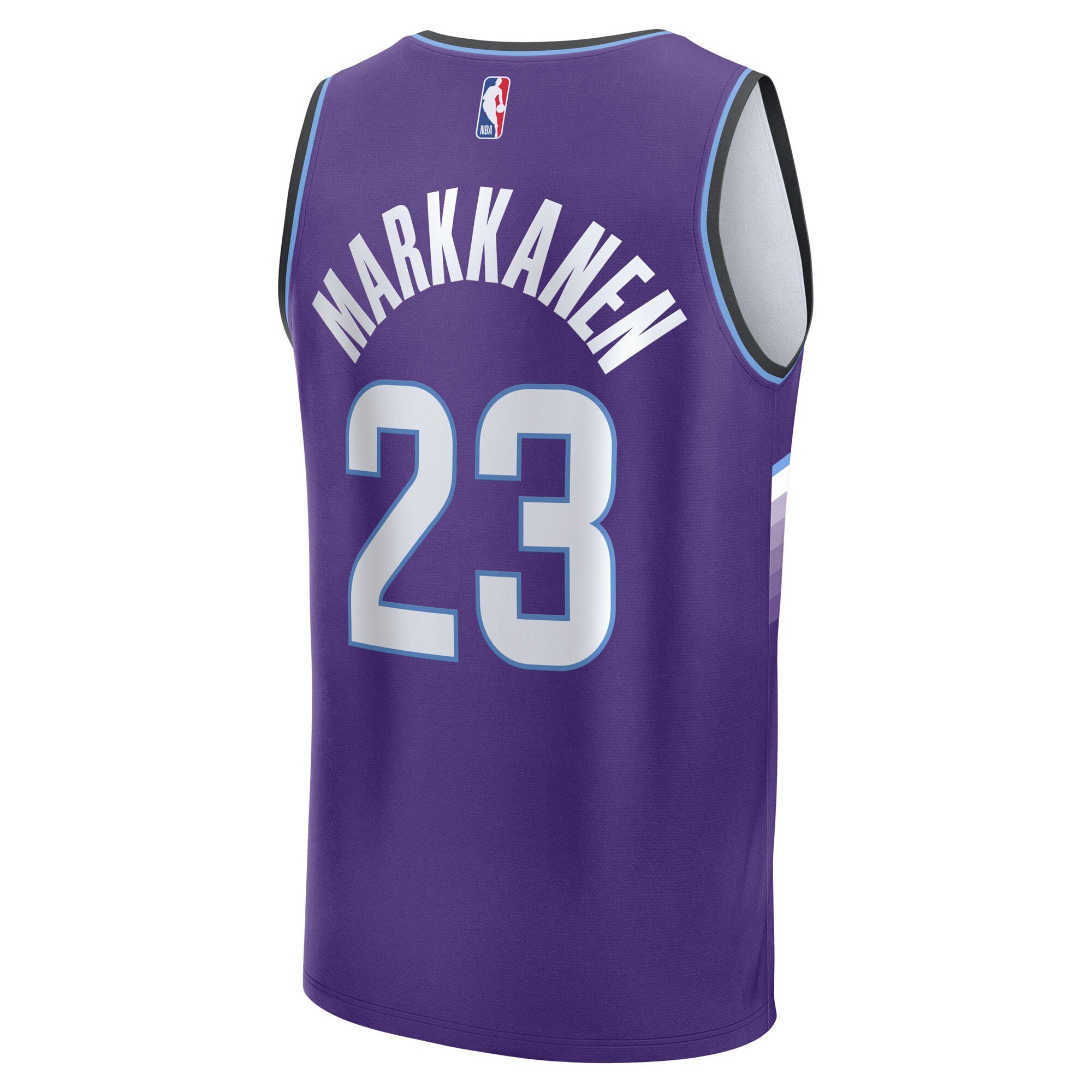 Men's Utah Jazz Lauri Markkanen Fanatics Purple Fast Break Replica Jersey - Icon Edition
