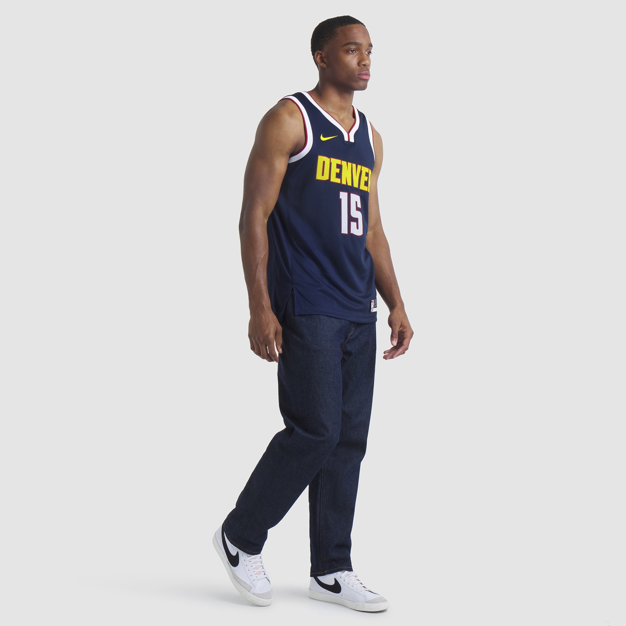 Unisex Denver Nuggets Nikola Jokic Nike White Swingman Jersey - Association Edition