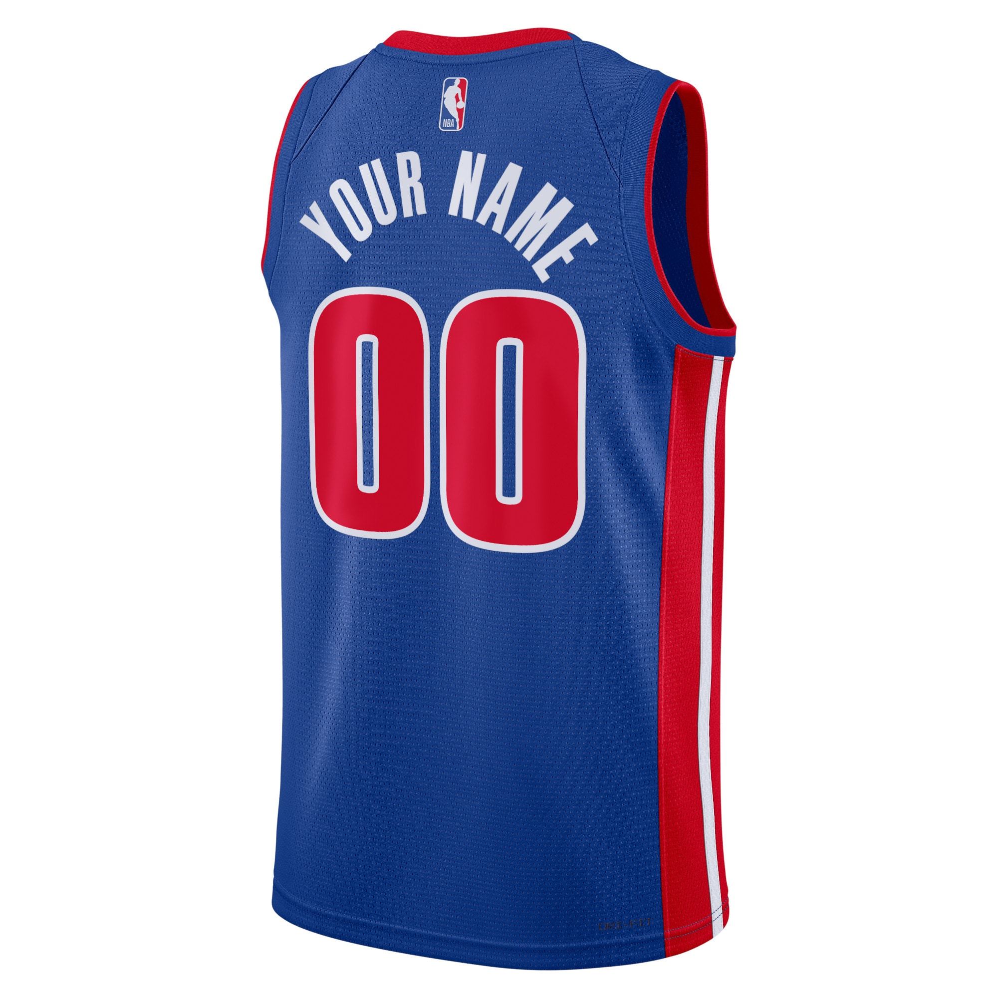 Unisex Detroit Pistons Nike White Swingman Custom Jersey - Association Edition