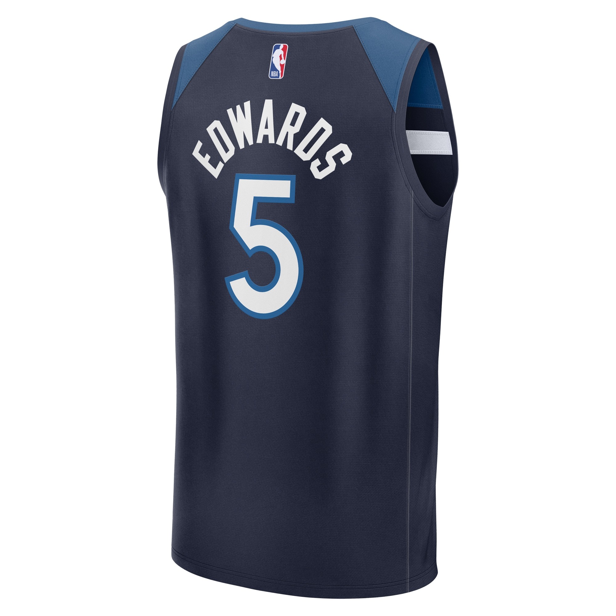 Men's Minnesota Timberwolves Anthony Edwards Fanatics Navy Fast Break Replica Player Jersey - Icon Edition