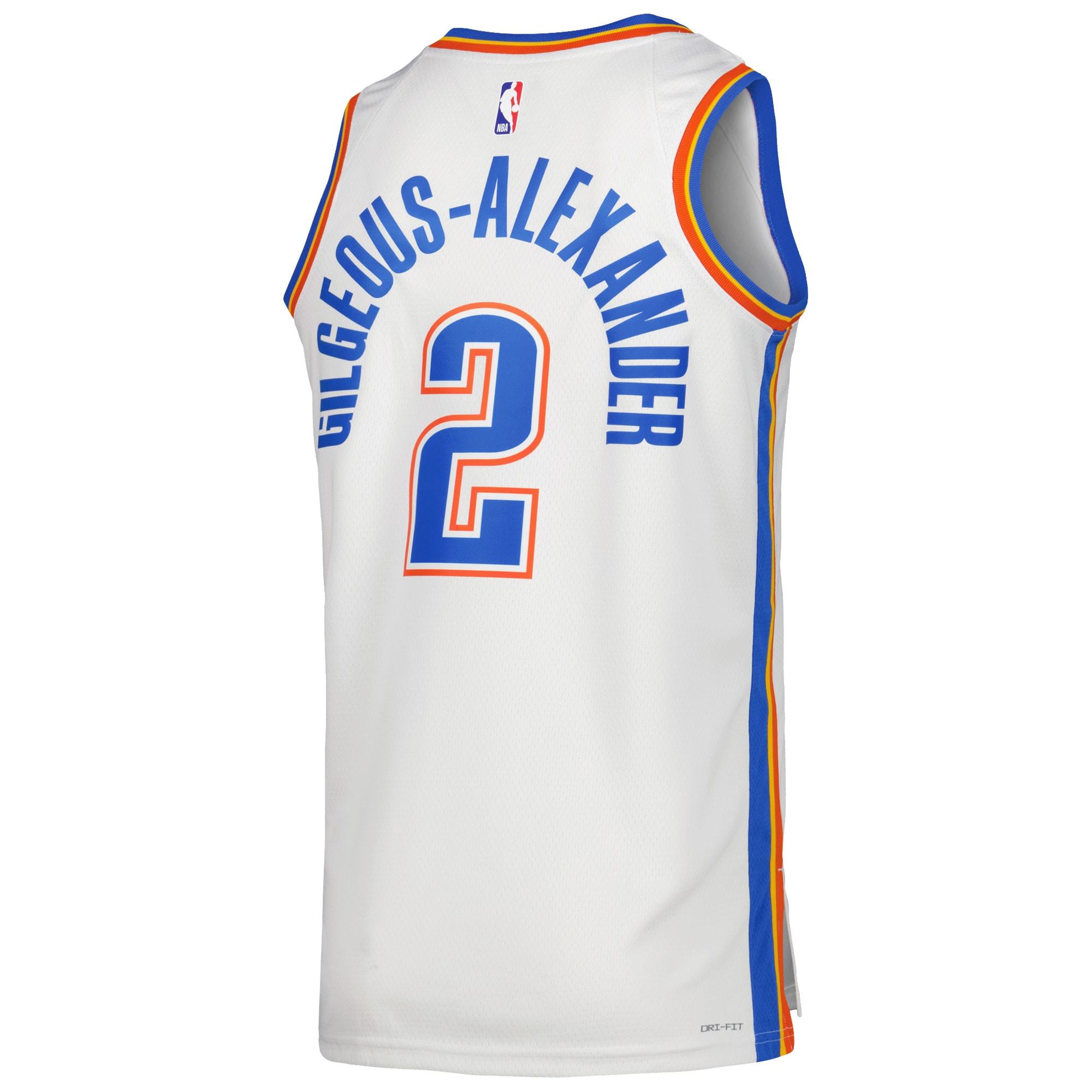 Unisex Oklahoma City Thunder Shai Gilgeous-Alexander Nike Blue Swingman Jersey - Icon Edition