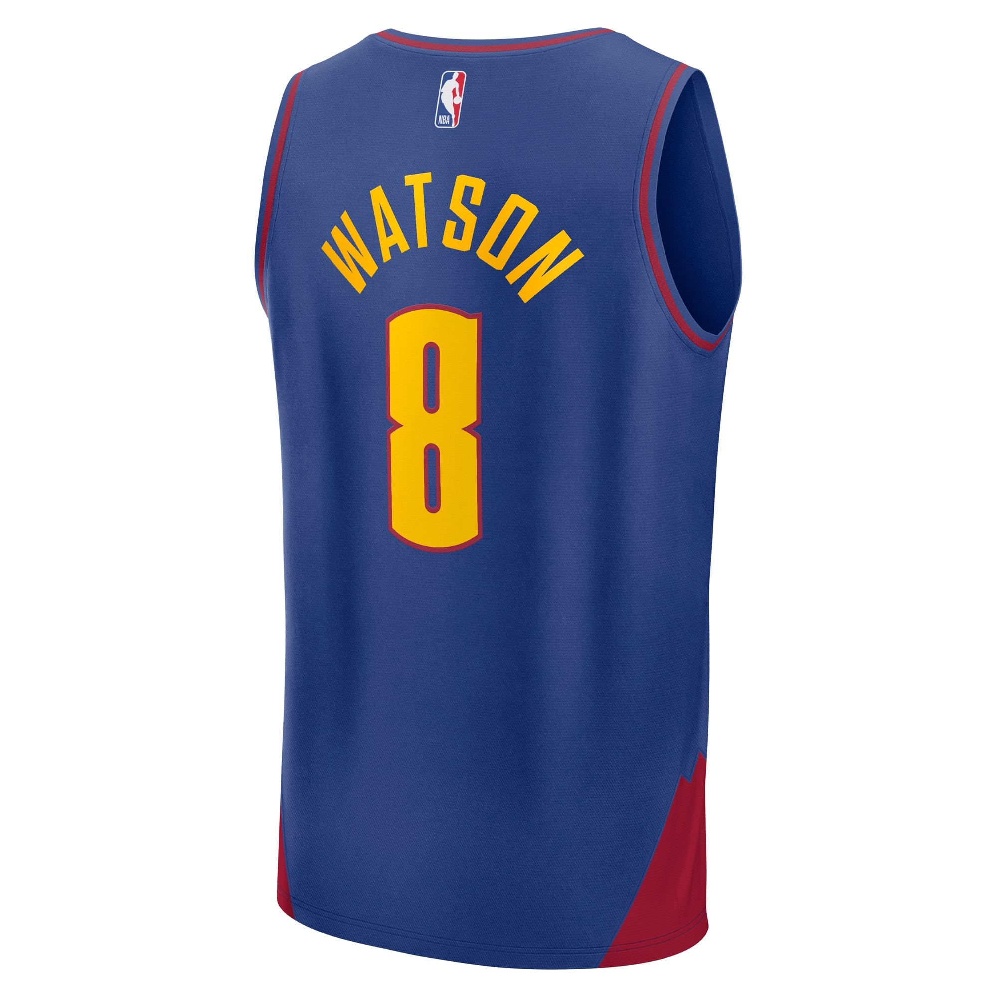 Men's Denver Nuggets Peyton Watson Fanatics Blue Fast Break Replica Player Jersey - Statement Edition