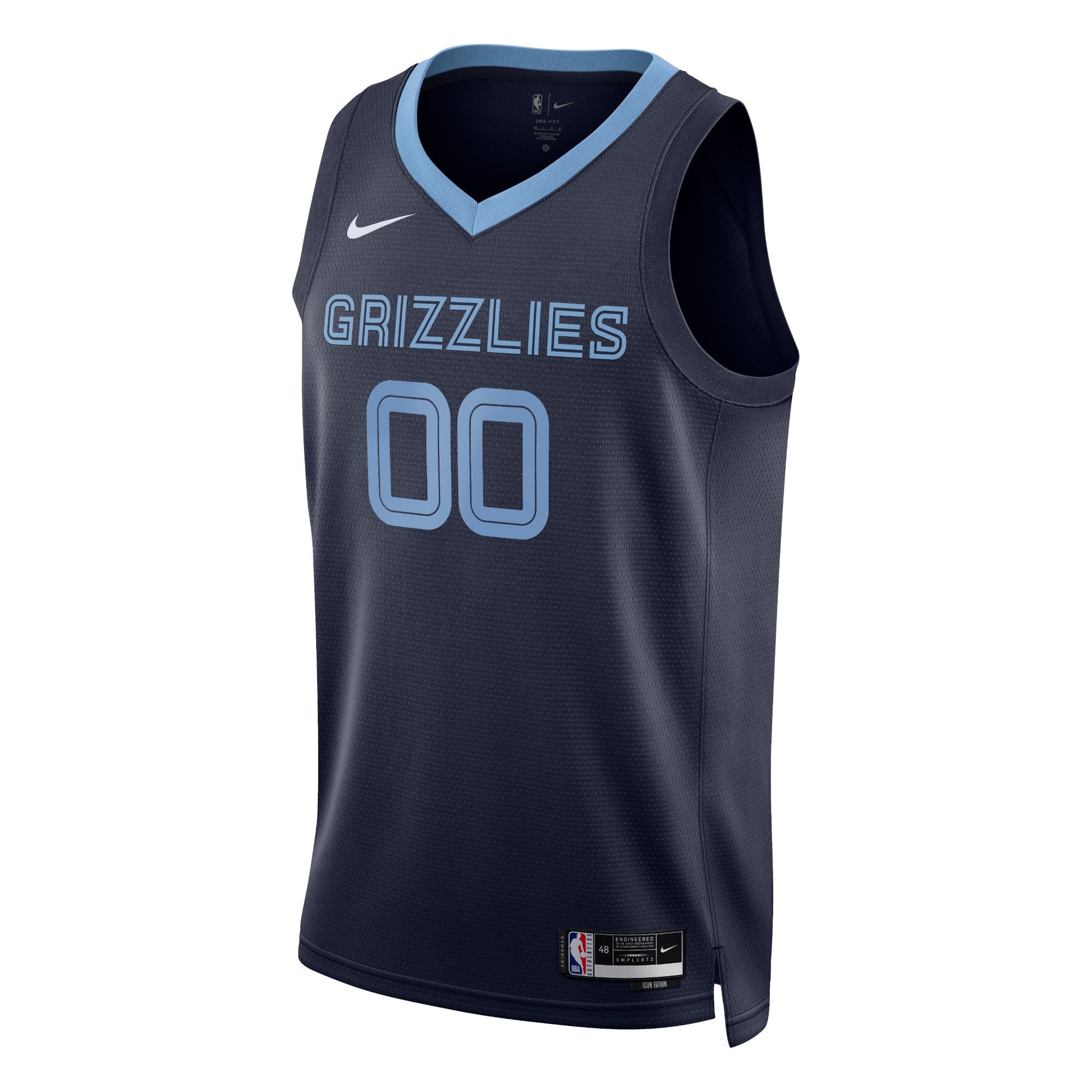 Unisex Memphis Grizzlies Nike White Swingman Custom Jersey - Association Edition