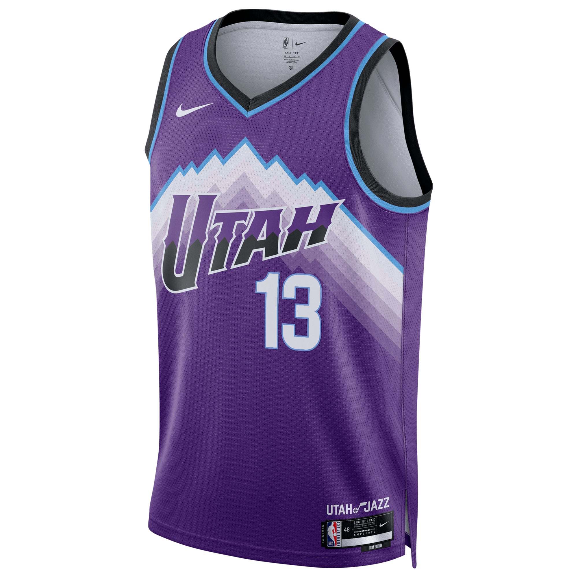 Unisex Utah Jazz Walter Clayton Jr. Nike Purple Swingman Jersey - Icon Edition