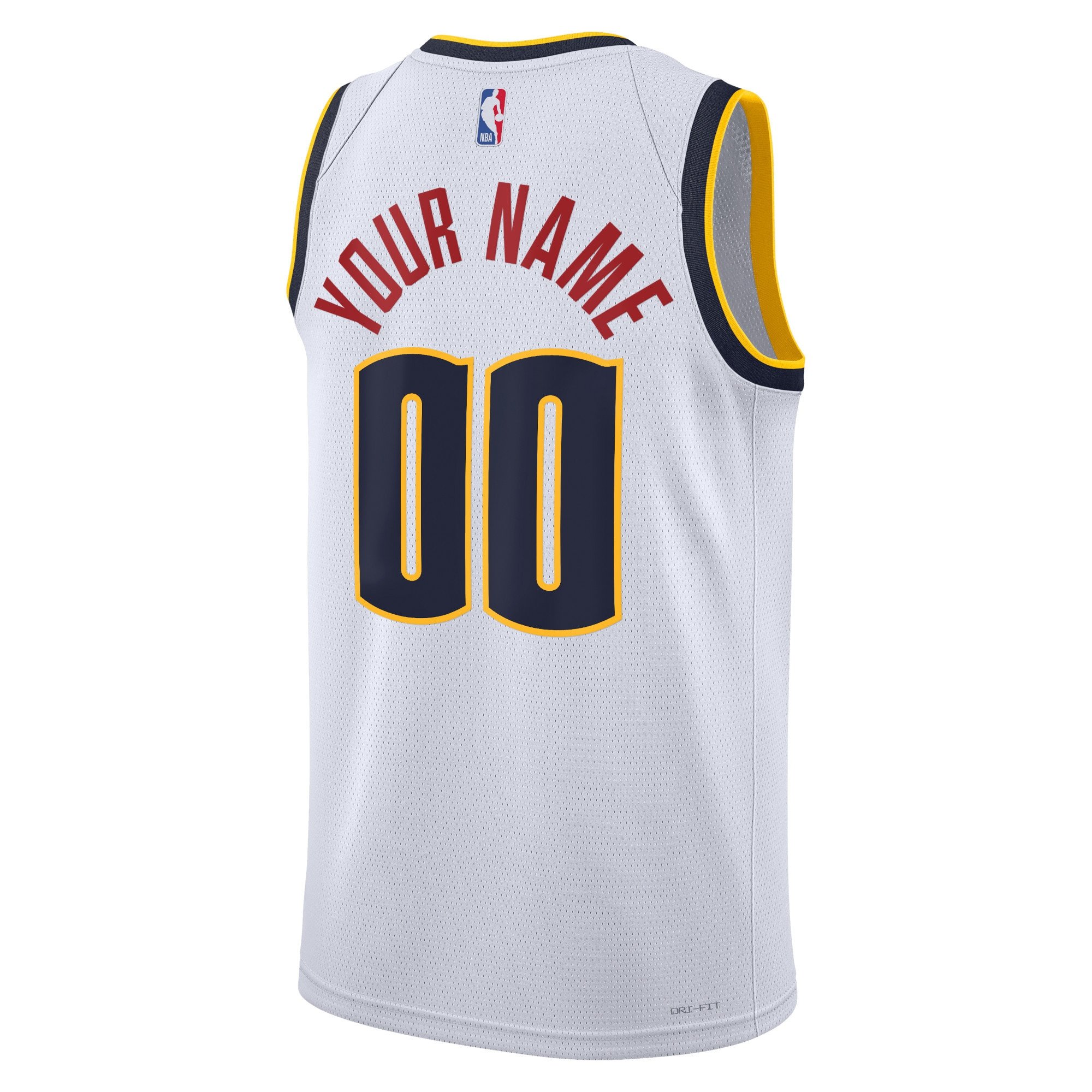 Unisex Denver Nuggets Nike Navy Swingman Custom Jersey - Icon Edition