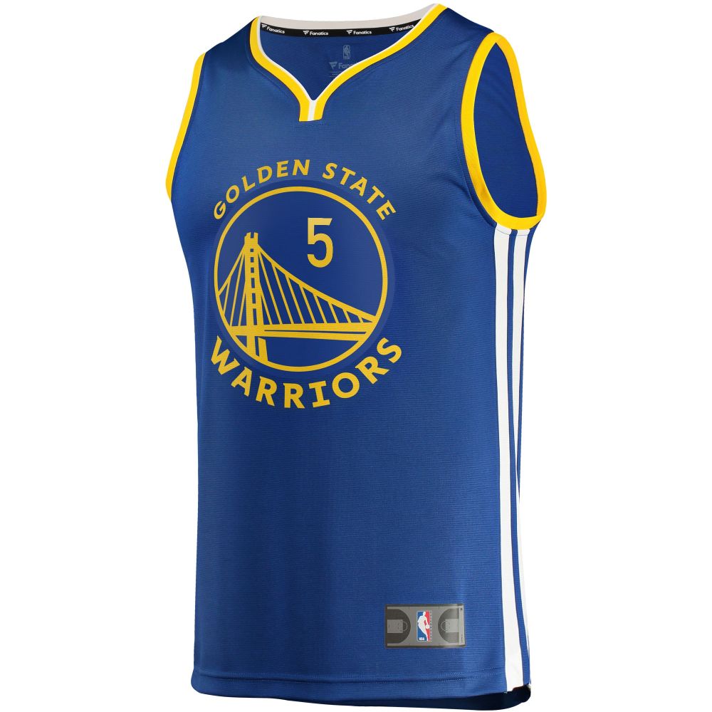 Men's Golden State Warriors Kevon Looney Fanatics Blue Fast Break Replica Jersey - Icon Edition