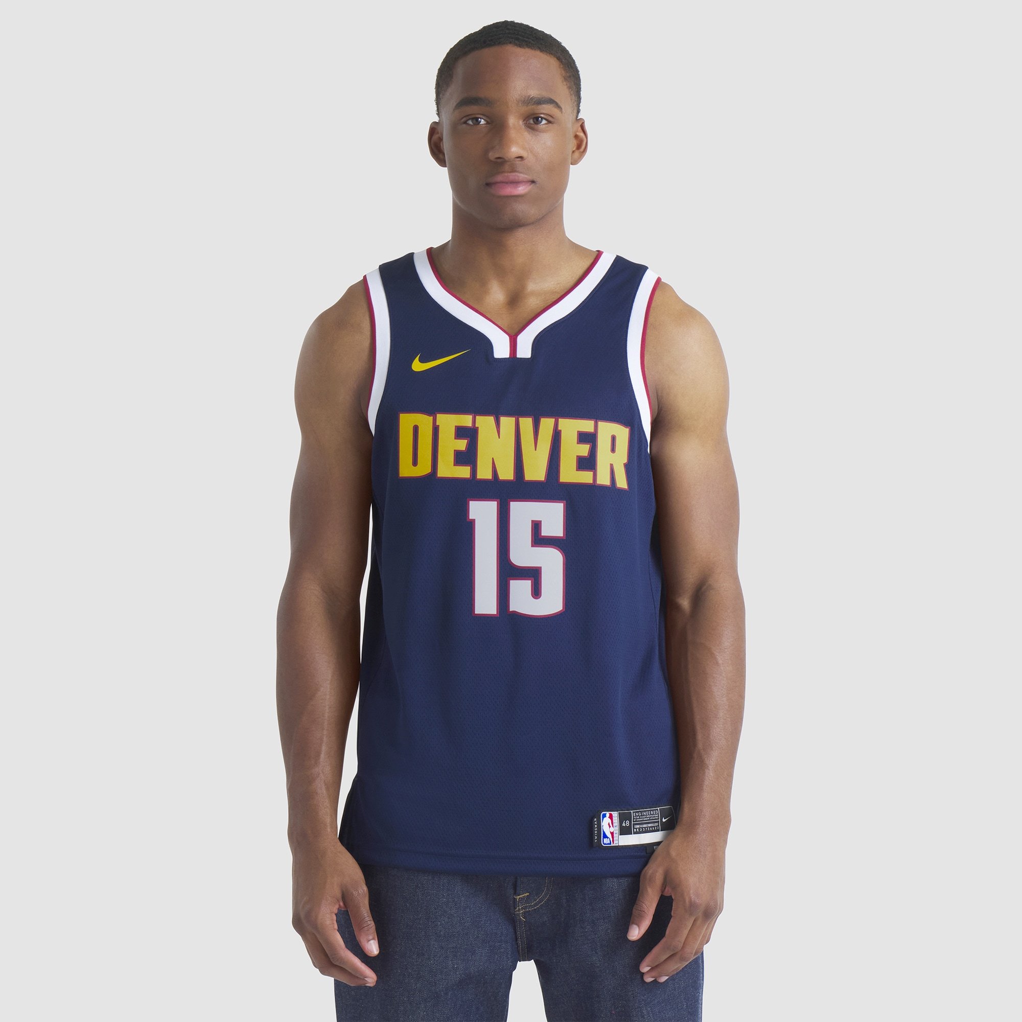 Unisex Denver Nuggets Nikola Jokic Nike White Swingman Jersey - Association Edition