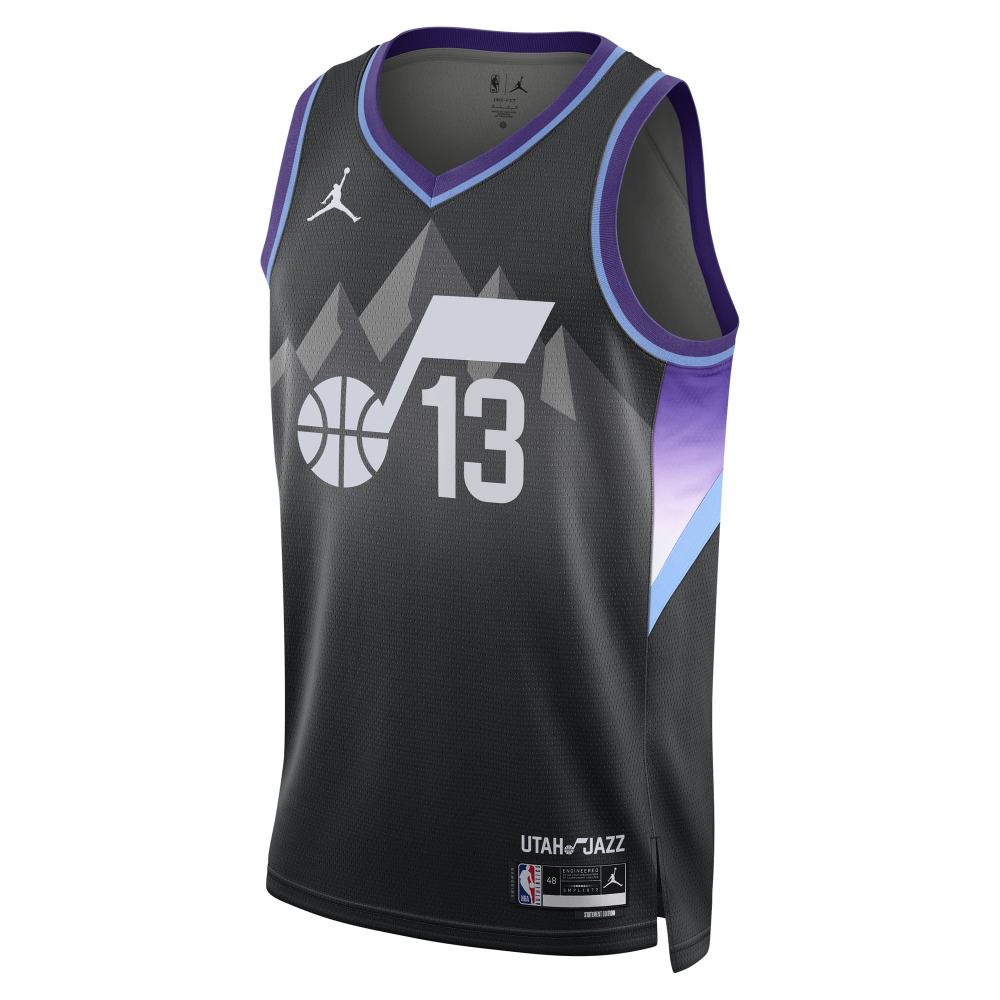 Unisex Utah Jazz Walter Clayton Jr. Jordan Brand Black Swingman Player Jersey - Statement Edition
