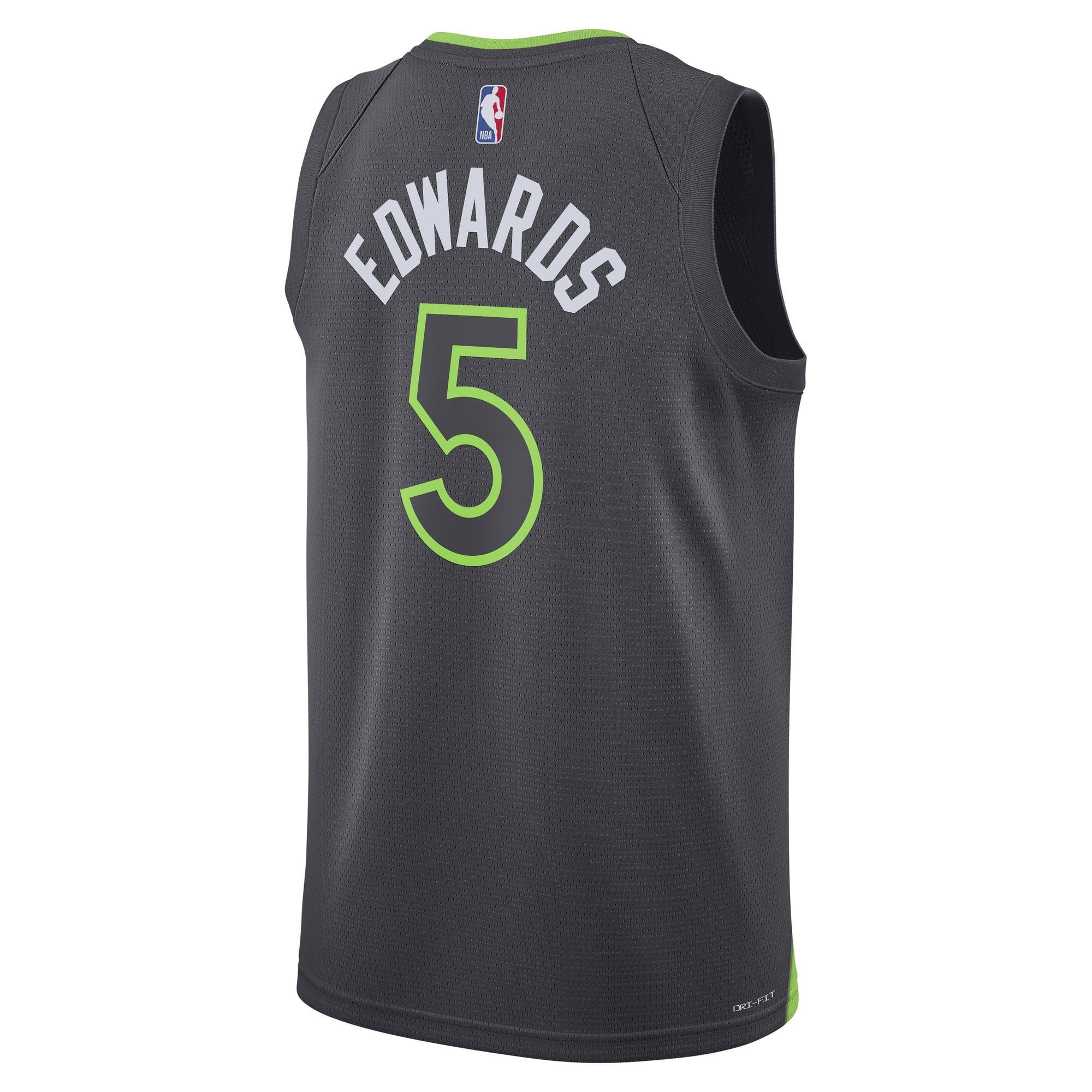 Unisex Minnesota Timberwolves Anthony Edwards Jordan Brand Charcoal Swingman Jersey - Statement Edition