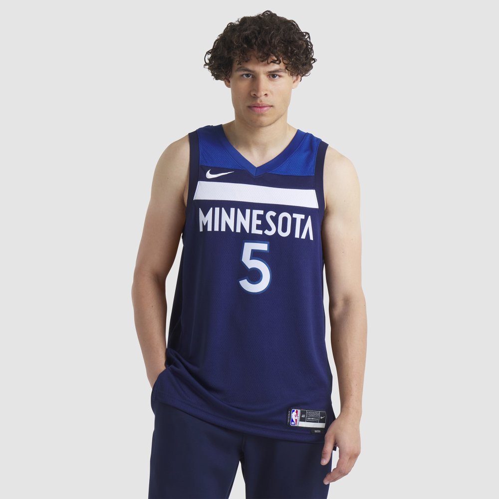 Unisex Minnesota Timberwolves Anthony Edwards Nike Navy Swingman Jersey - Icon Edition