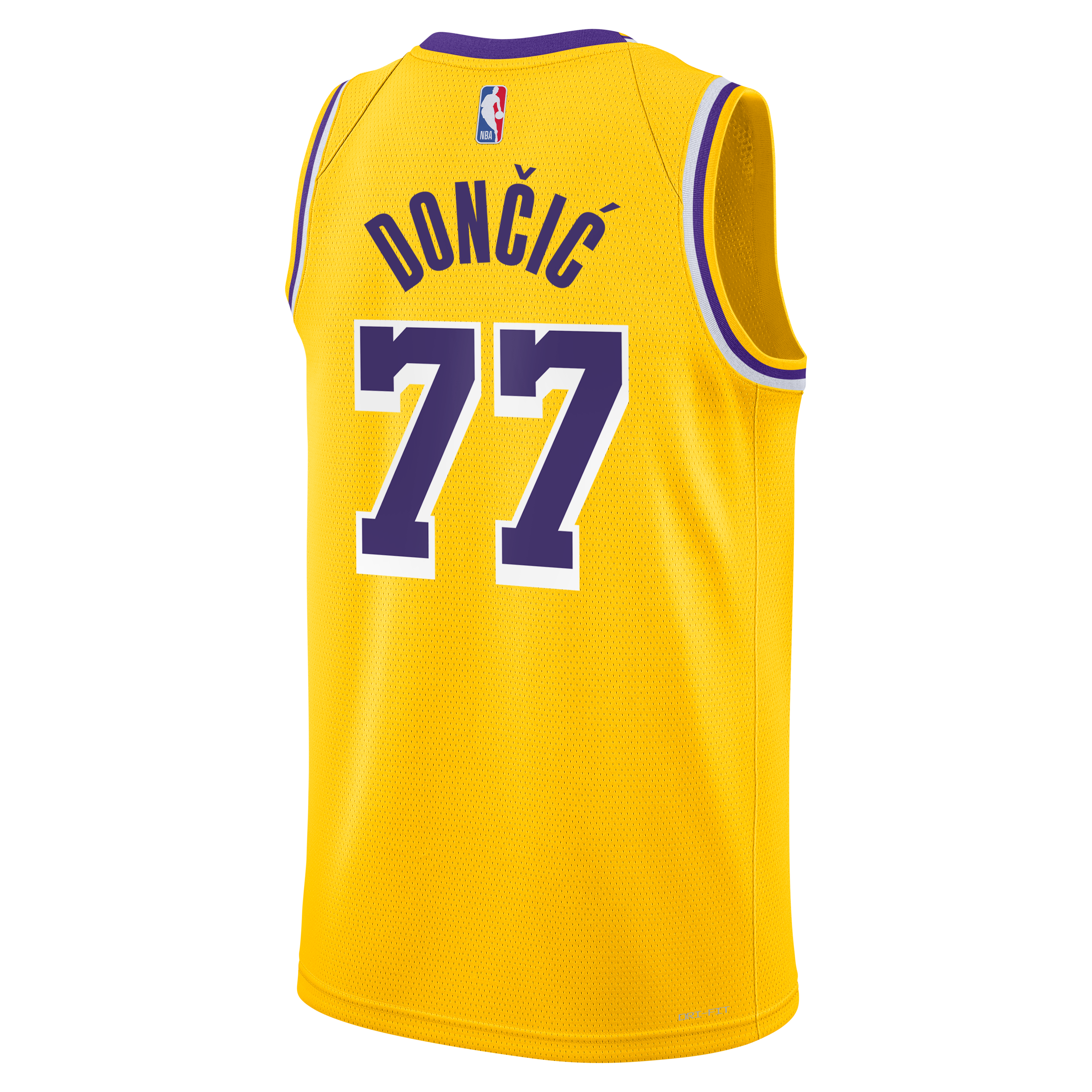 Unisex Los Angeles Lakers Luka Dončić Nike Gold Swingman Jersey - Icon Edition