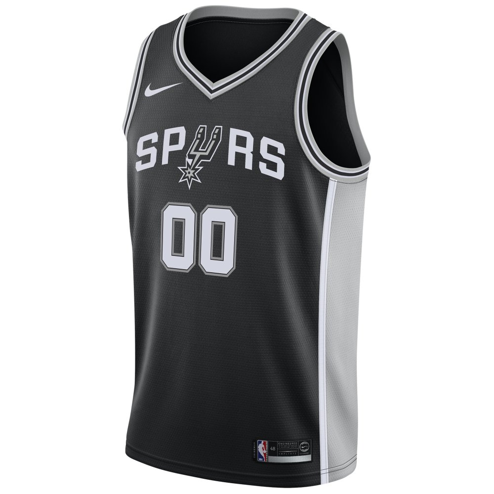 Men's San Antonio Spurs Nike White Custom Swingman Jersey - Association Edition