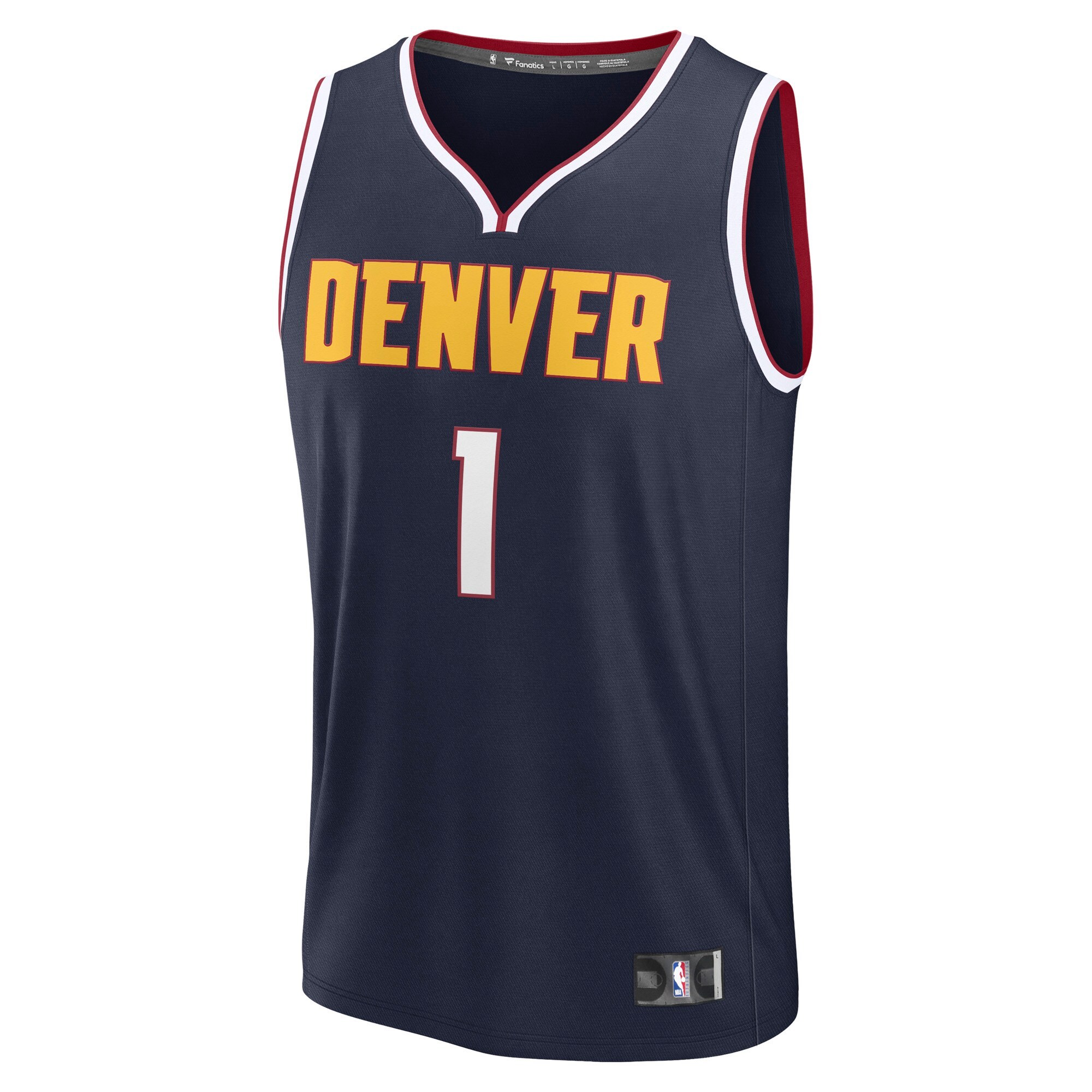 Men's Denver Nuggets Michael Porter Jr. Fanatics Navy Fast Break Replica Player Jersey - Icon Edition