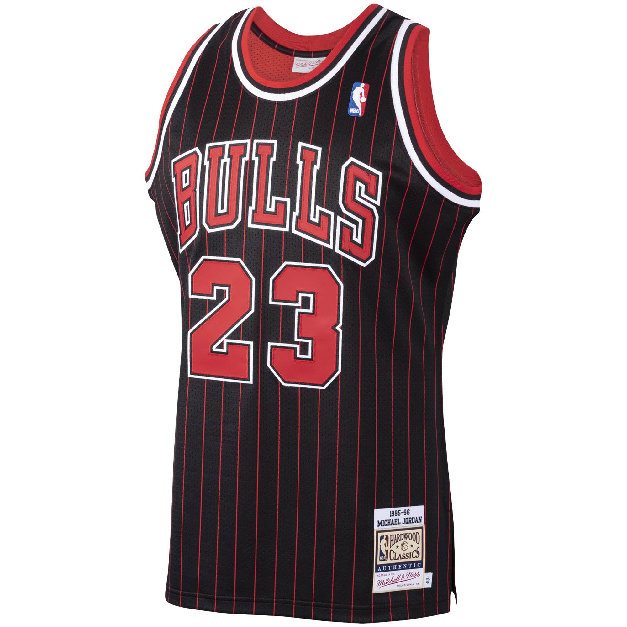 Men's Chicago Bulls Michael Jordan Mitchell & Ness Scarlet 1997/98 Hardwood Classics Authentic Jersey