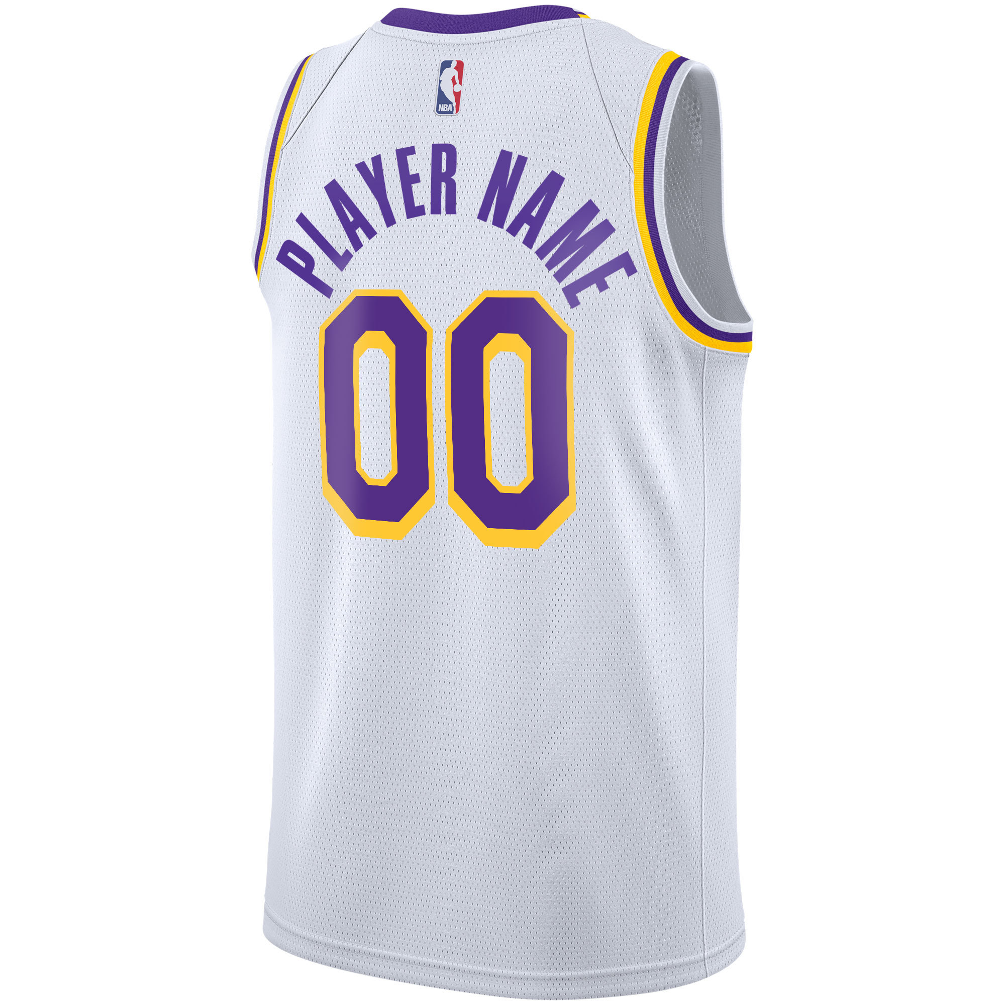 Men's Los Angeles Lakers Nike Gold 2020/21 Swingman Custom Jersey - Icon Edition