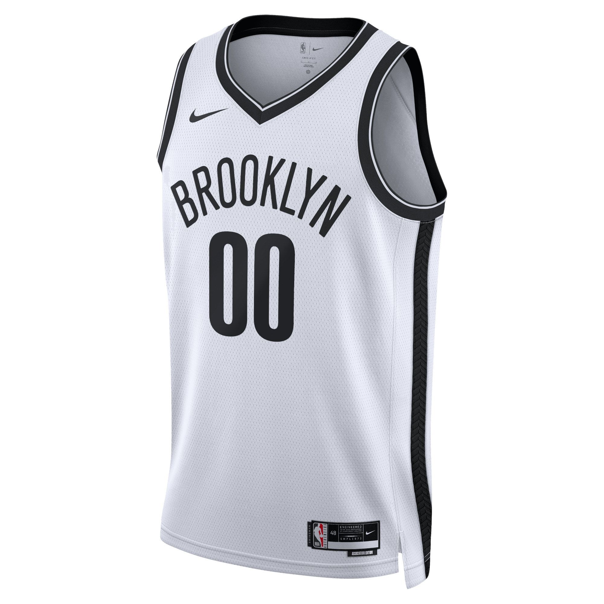 Unisex Brooklyn Nets Nike Black Swingman Custom Jersey - Icon Edition