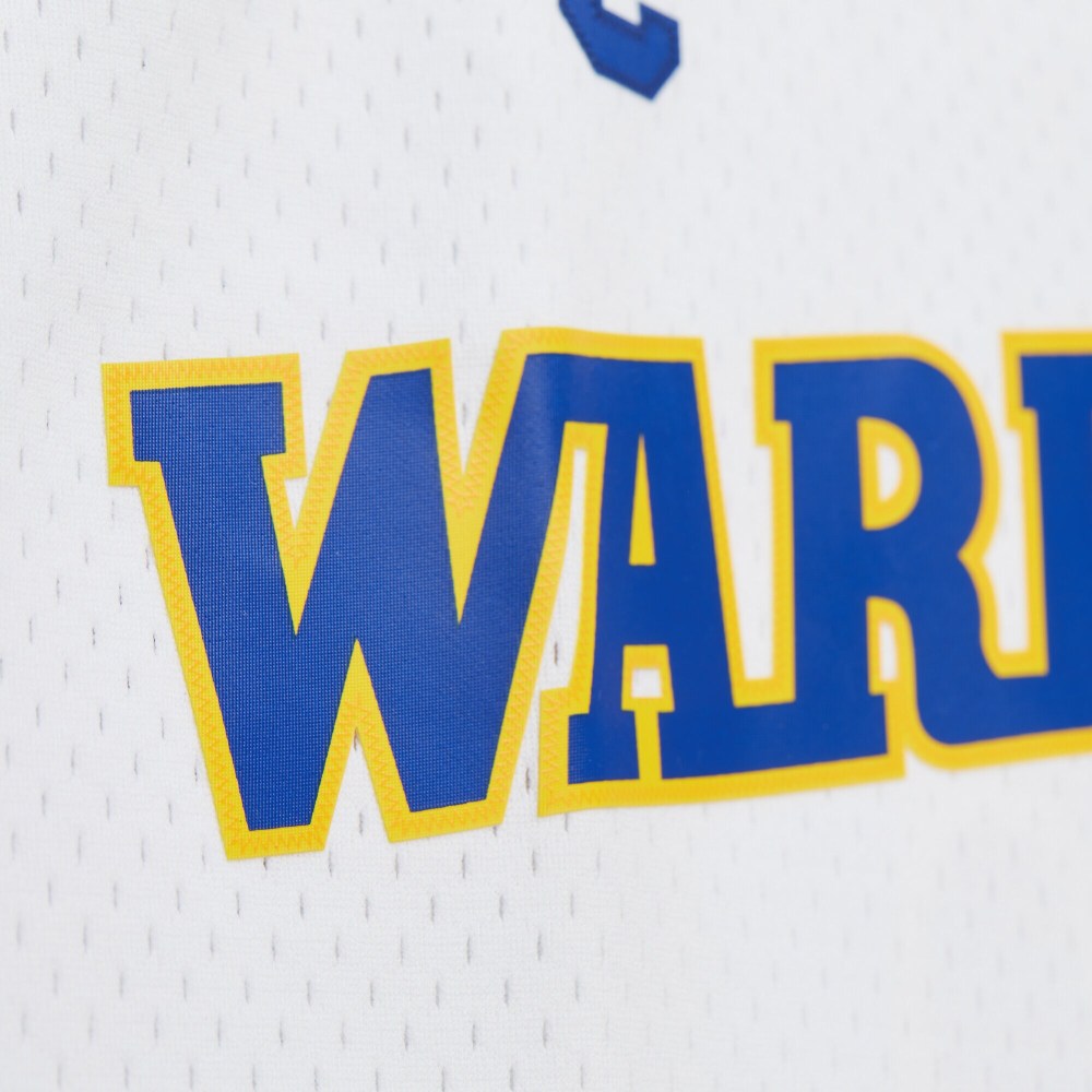 Men's Golden State Warriors Tim Hardaway Mitchell & Ness White Hardwood Classics 1990/91 Swingman Jersey
