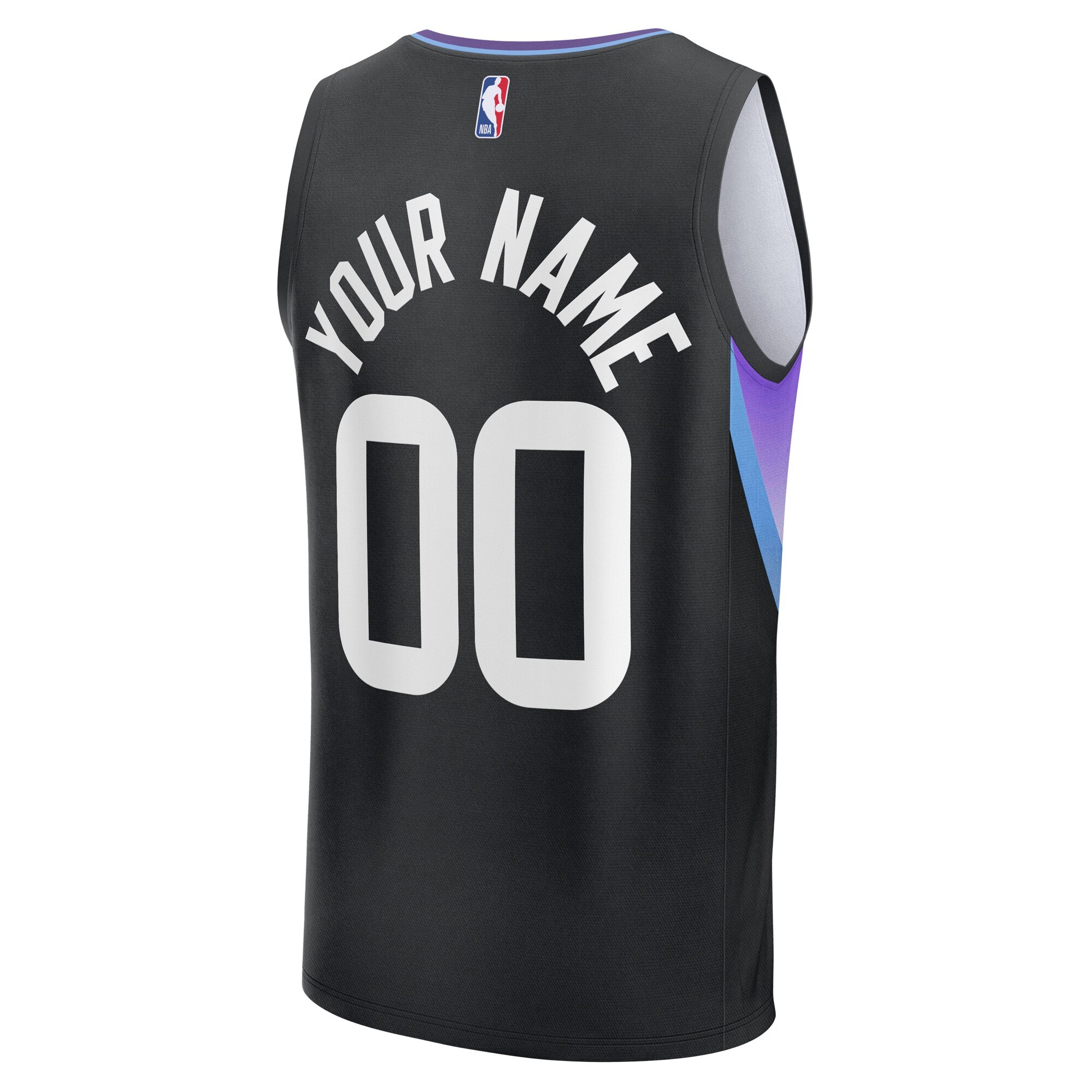 Men's Utah Jazz Fanatics White Fast Break Replica Custom Jersey - Association Edition