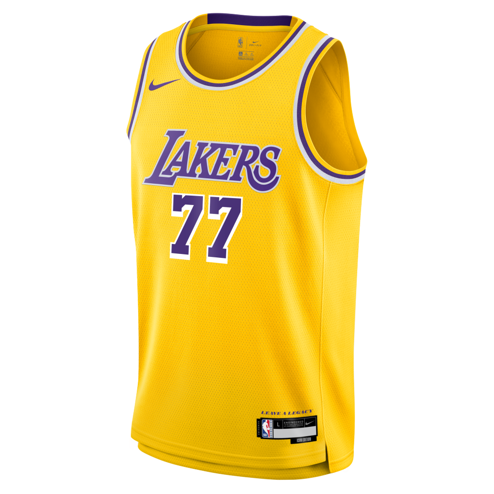 Unisex Los Angeles Lakers Luka Dončić Nike Gold Swingman Jersey - Icon Edition