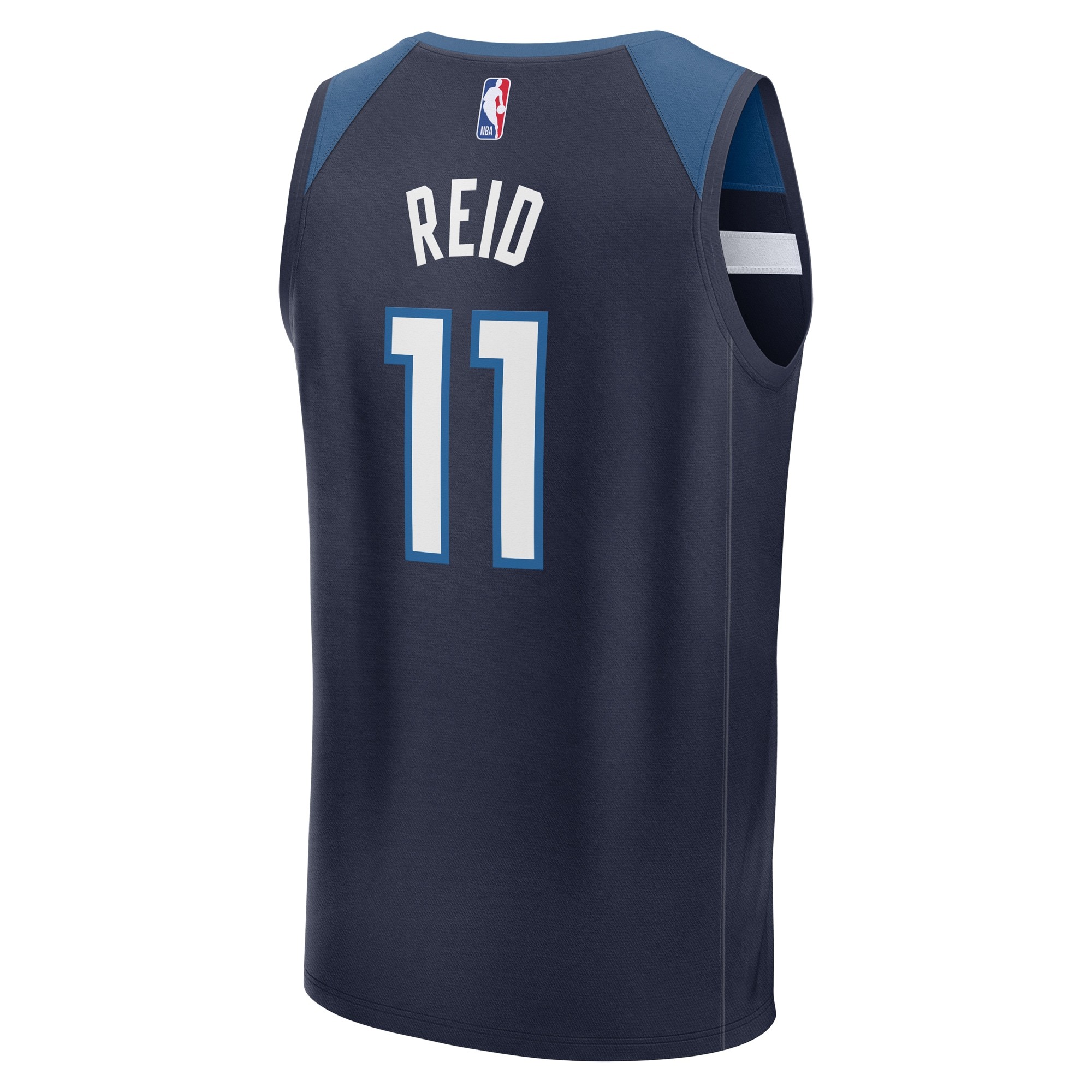 Men's Minnesota Timberwolves Naz Reid Fanatics Navy Fast Break Replica Player Jersey - Icon Edition