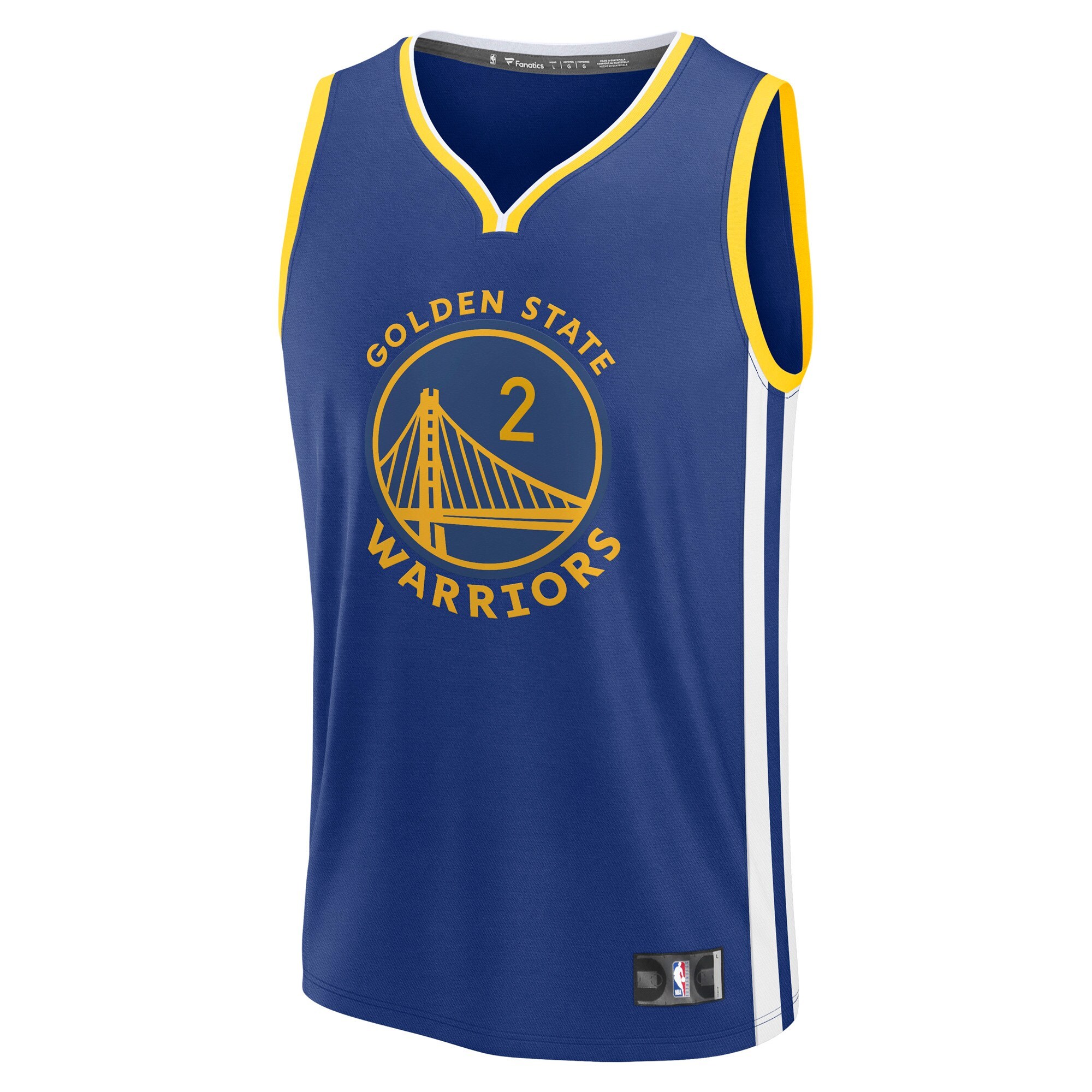 Men's Golden State Warriors Brandin Podziemski Fanatics Royal Fast Break Replica Player Jersey - Icon Edition
