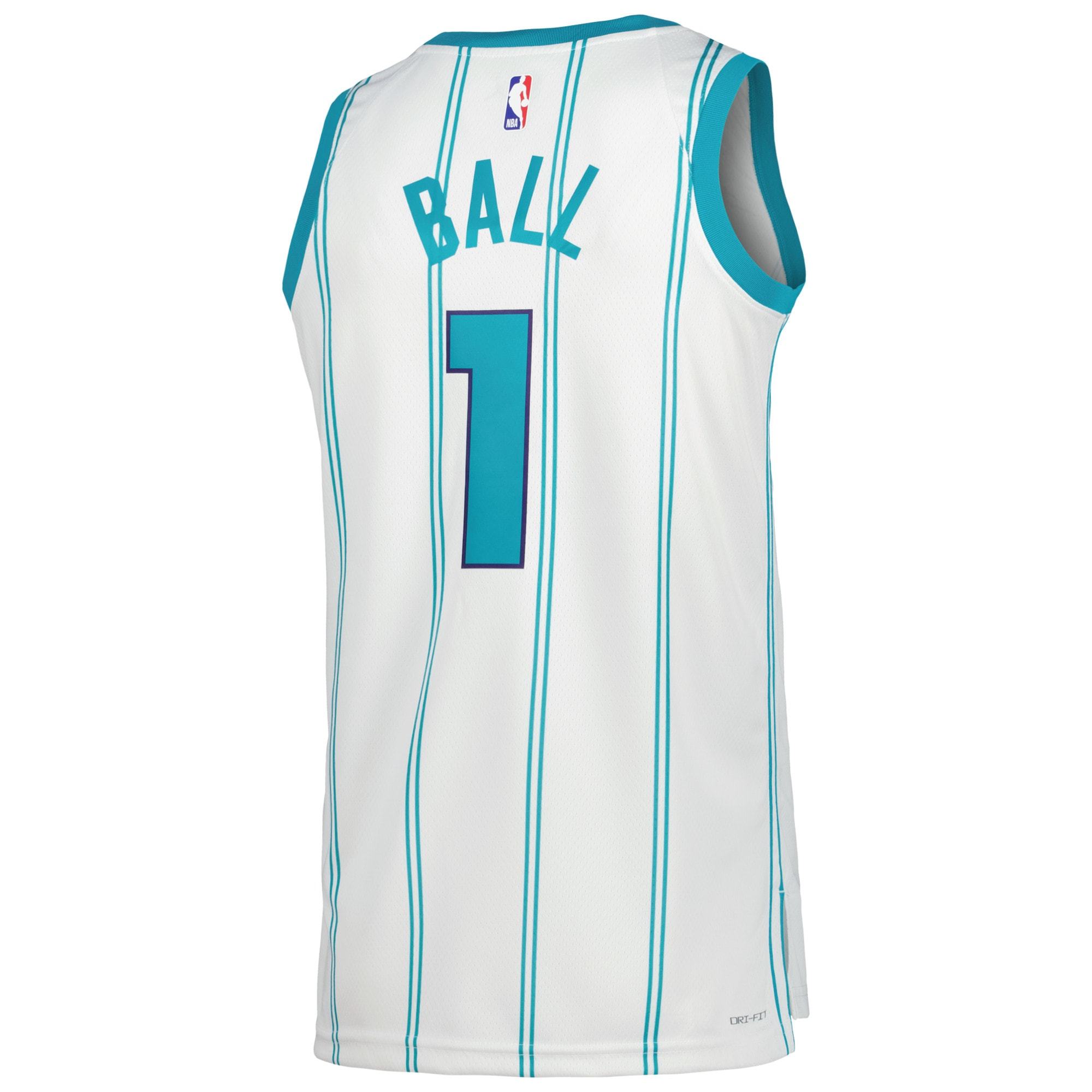 Unisex Charlotte Hornets LaMelo Ball Jordan Brand Teal Swingman Jersey - Icon Edition